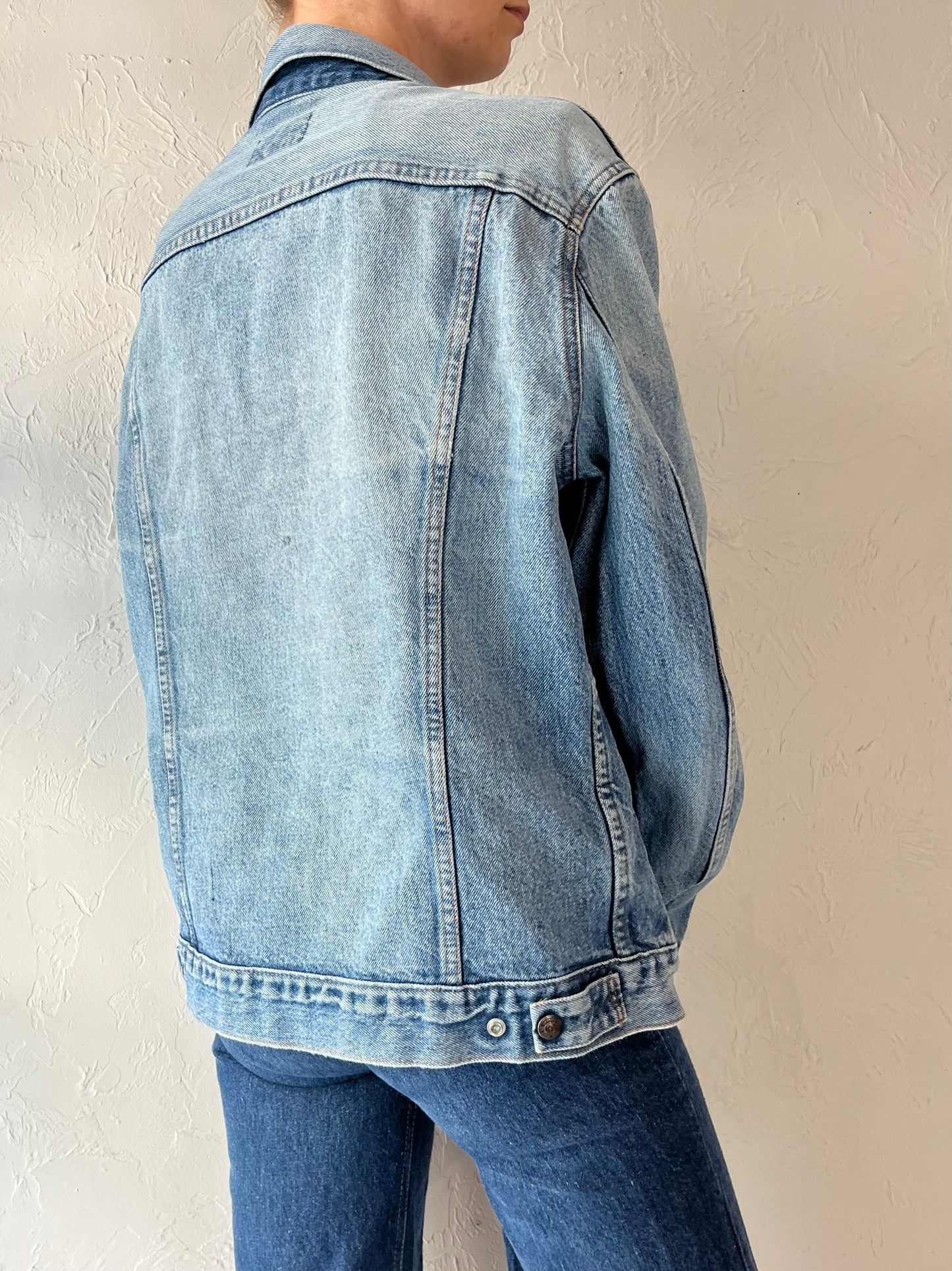 Vintage 'GWG' Thrashed Denim Jacket / Large
