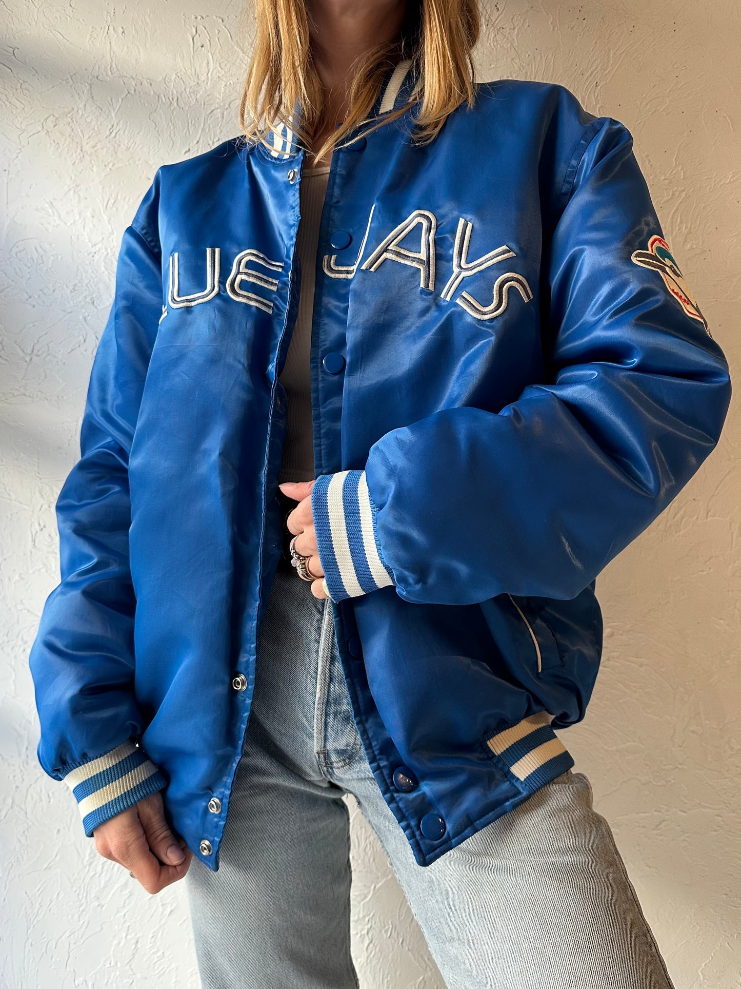 Y2K ‘G3 Toronto Blue Jays’ Bomber Jacket / Medium
