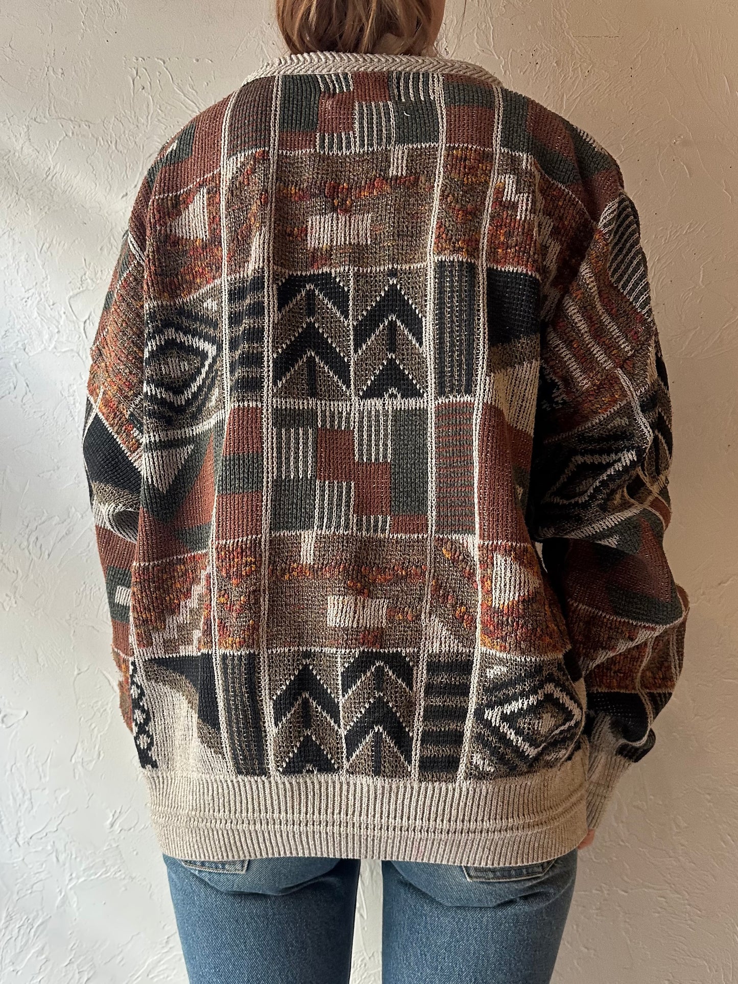 90s 'Jantzen' Grandpa Sweater / XL