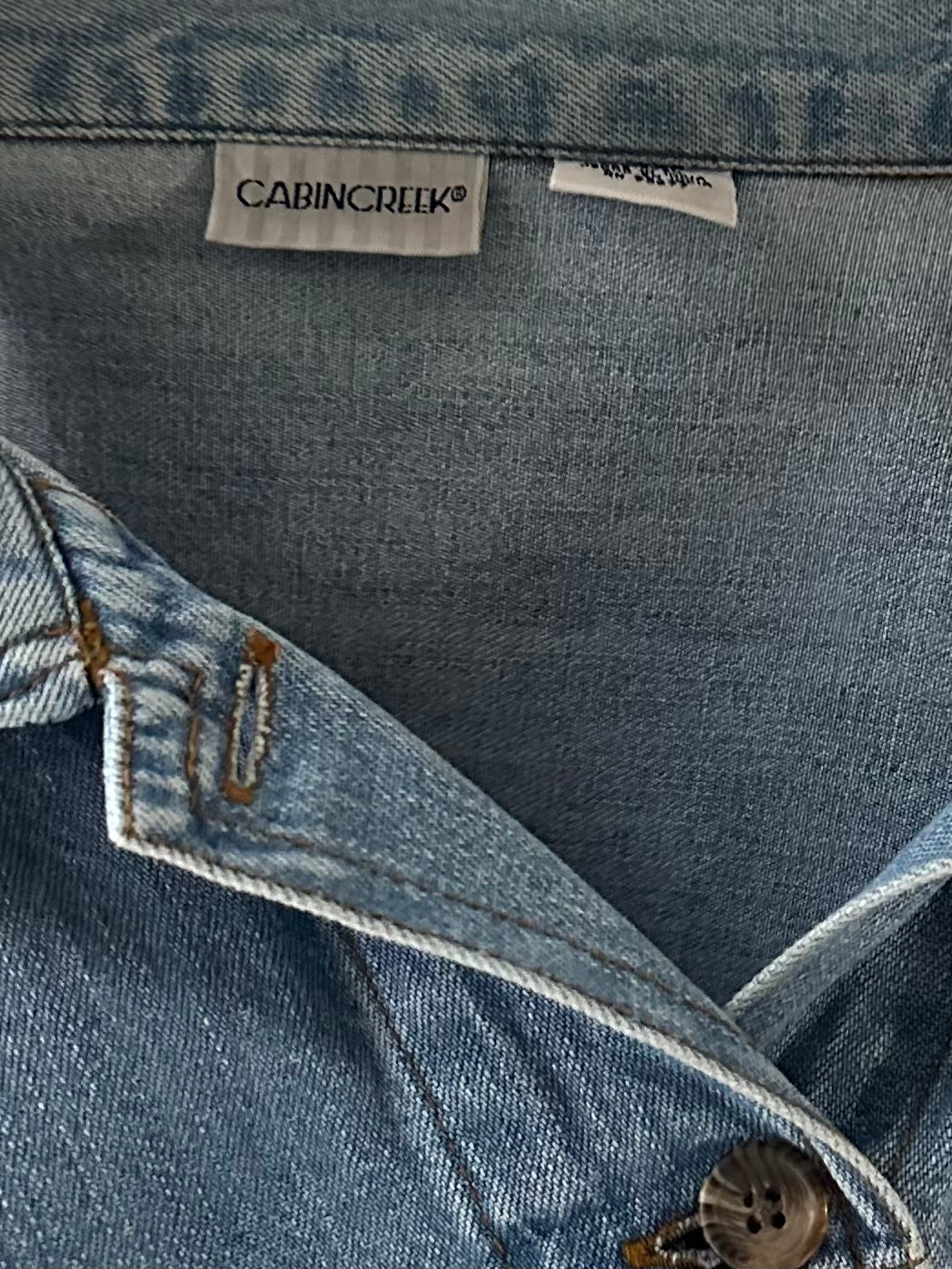 Y2k ‘Coldwater Creek’ Denim Jacket / Large