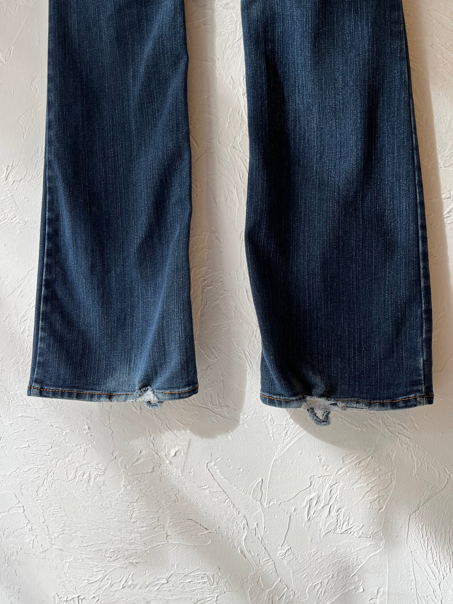 Silver low rise jeans