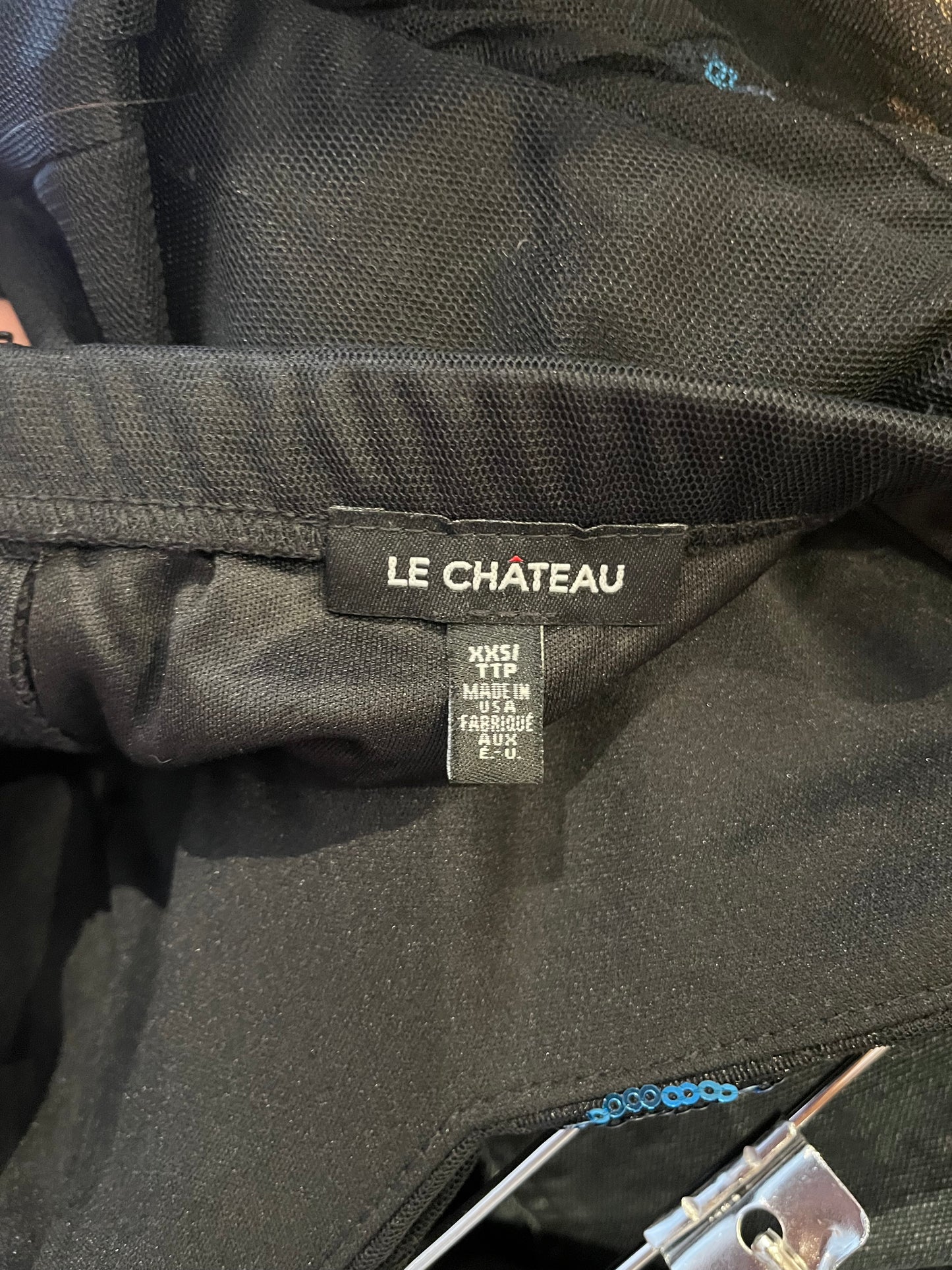 90s 'Le Chateau' Strapless Formal Mini Dress / XXS
