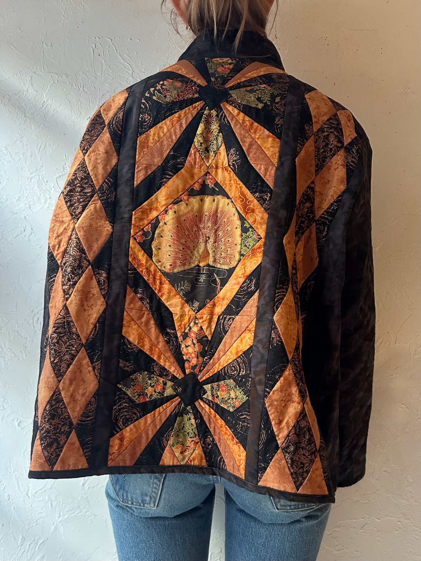 Vintage Handmade Quilted Jacket / Medium