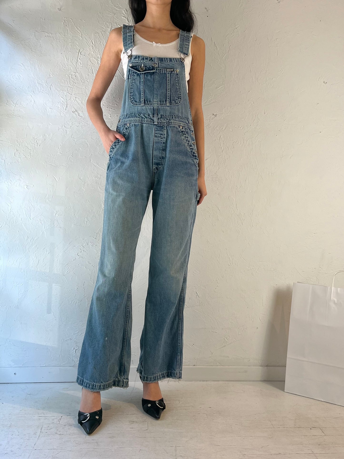 90s ‘Ikeda’ Denim Overalls / Medium