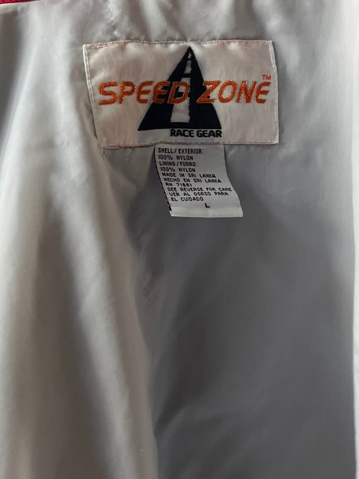 90s 'Speed Zone' D.A.R.E Sport Jacket / Large