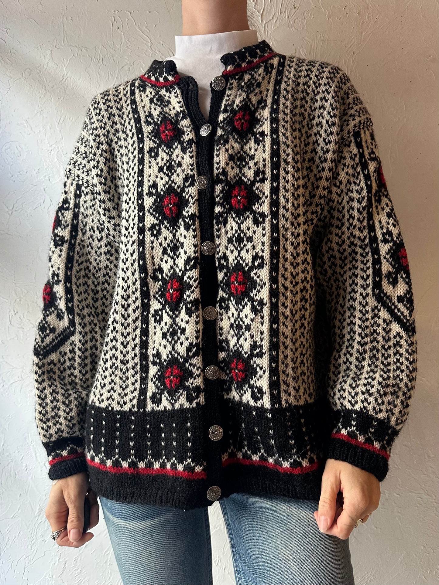 Vintage Dale of Norway Style Sweater / Medium