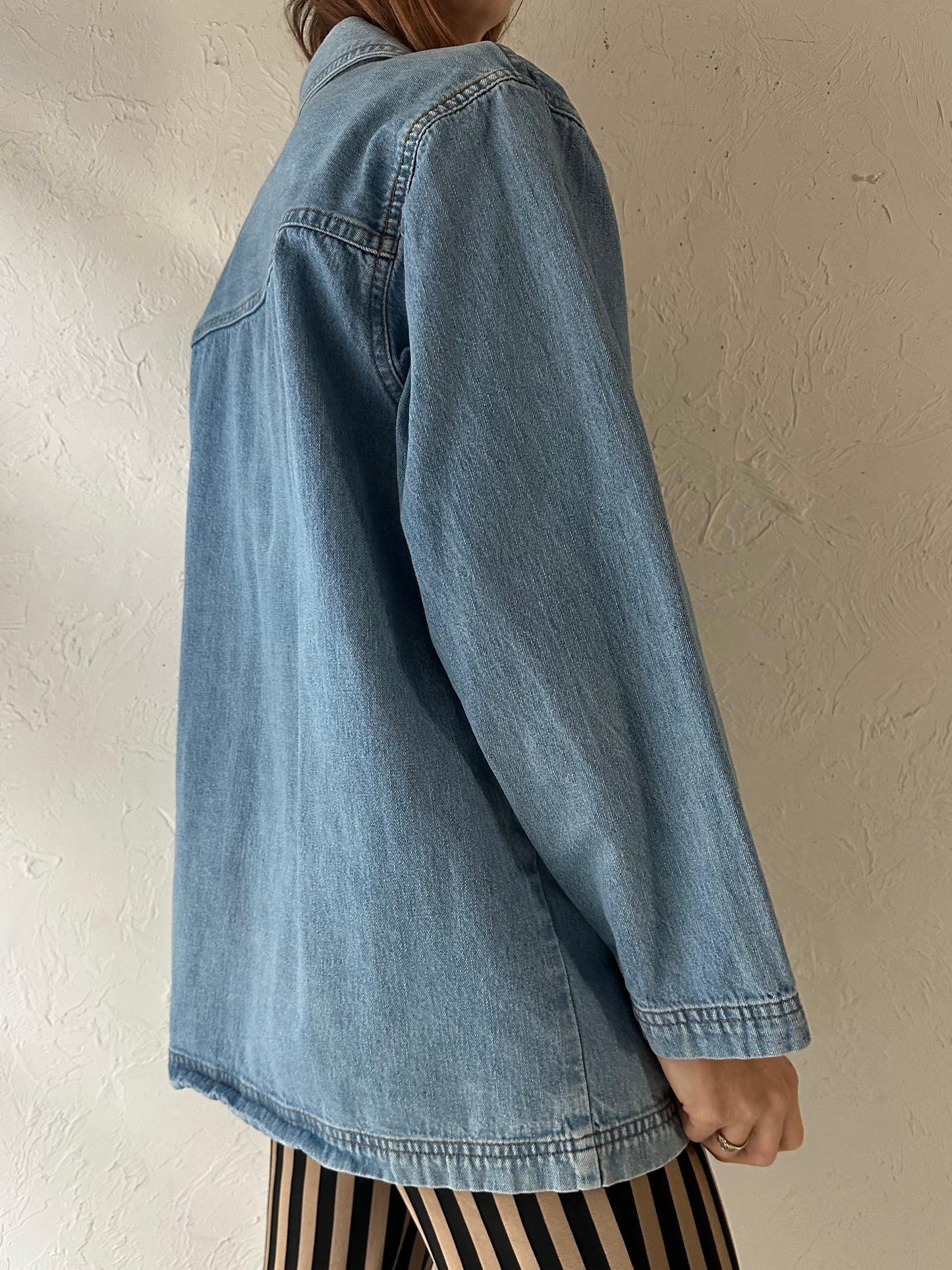 Y2k ‘Coldwater Creek’ Denim Jacket / Large