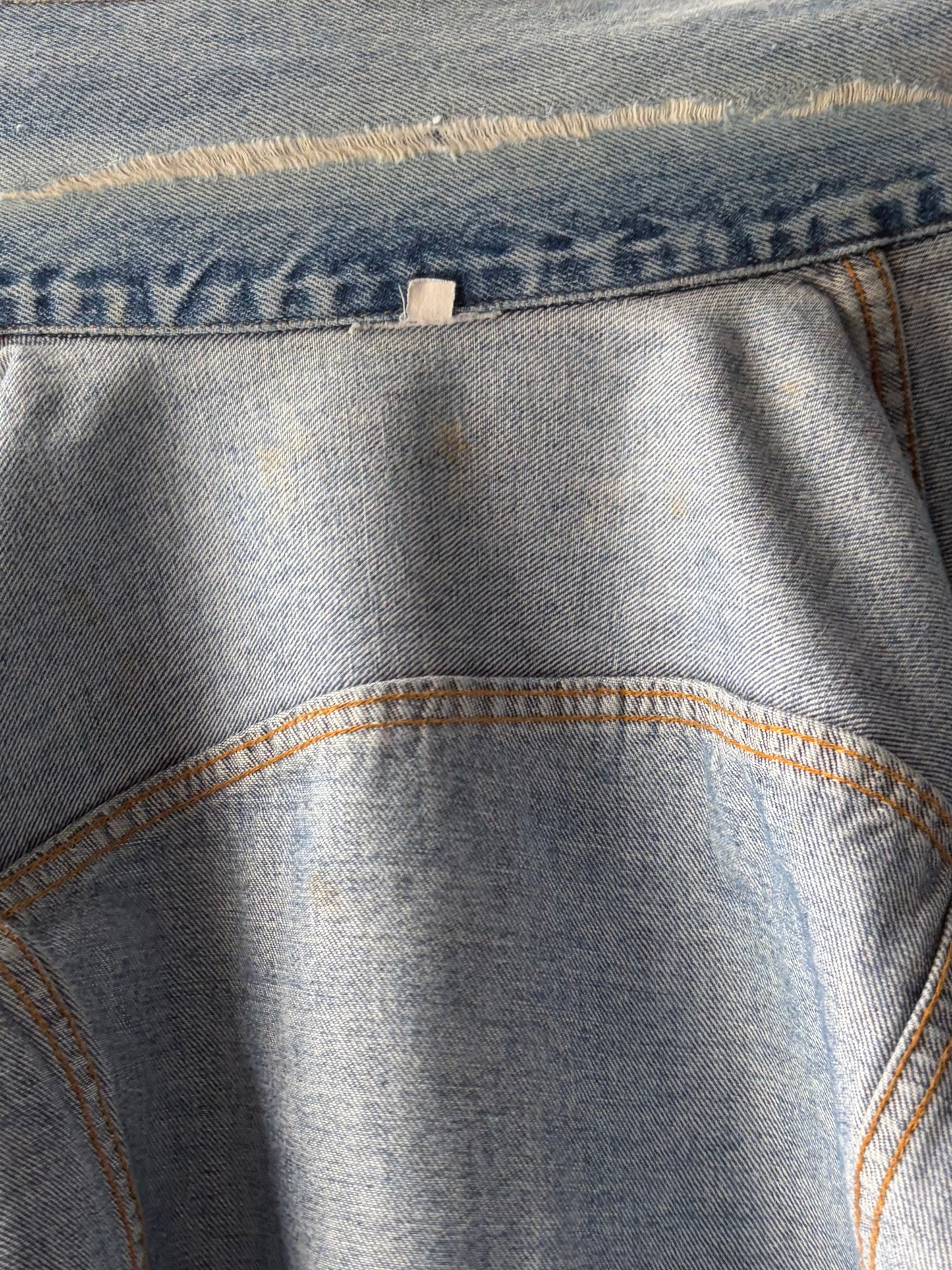 Vintage 'GWG' Snap Up Denim Jacket / Large