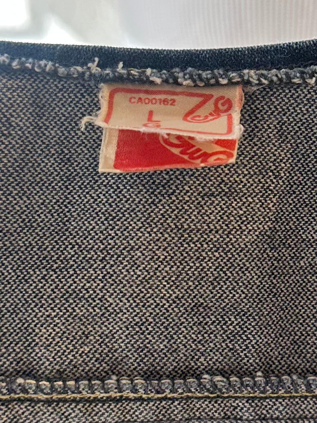 70s 'GWG' Denim Vest / Small