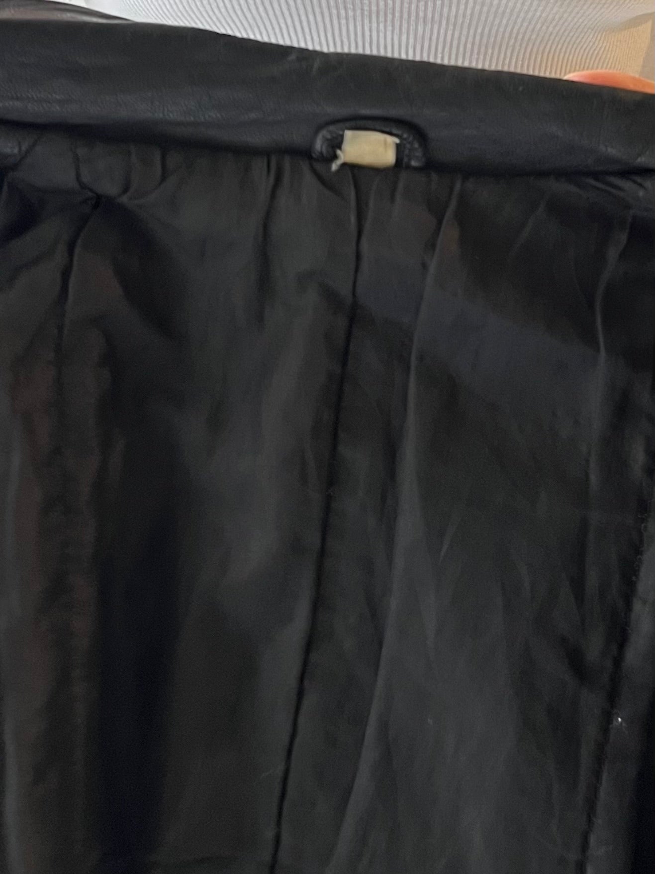 90s Black Leather Moto Style Jacket / XSmall