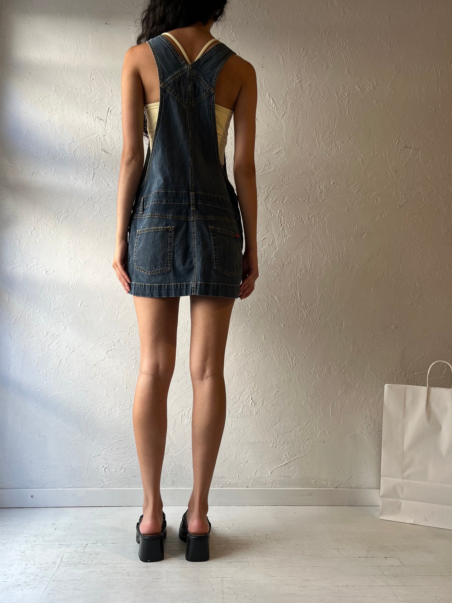 Y2K ‘Guess’ Denim Mini Dress / XL