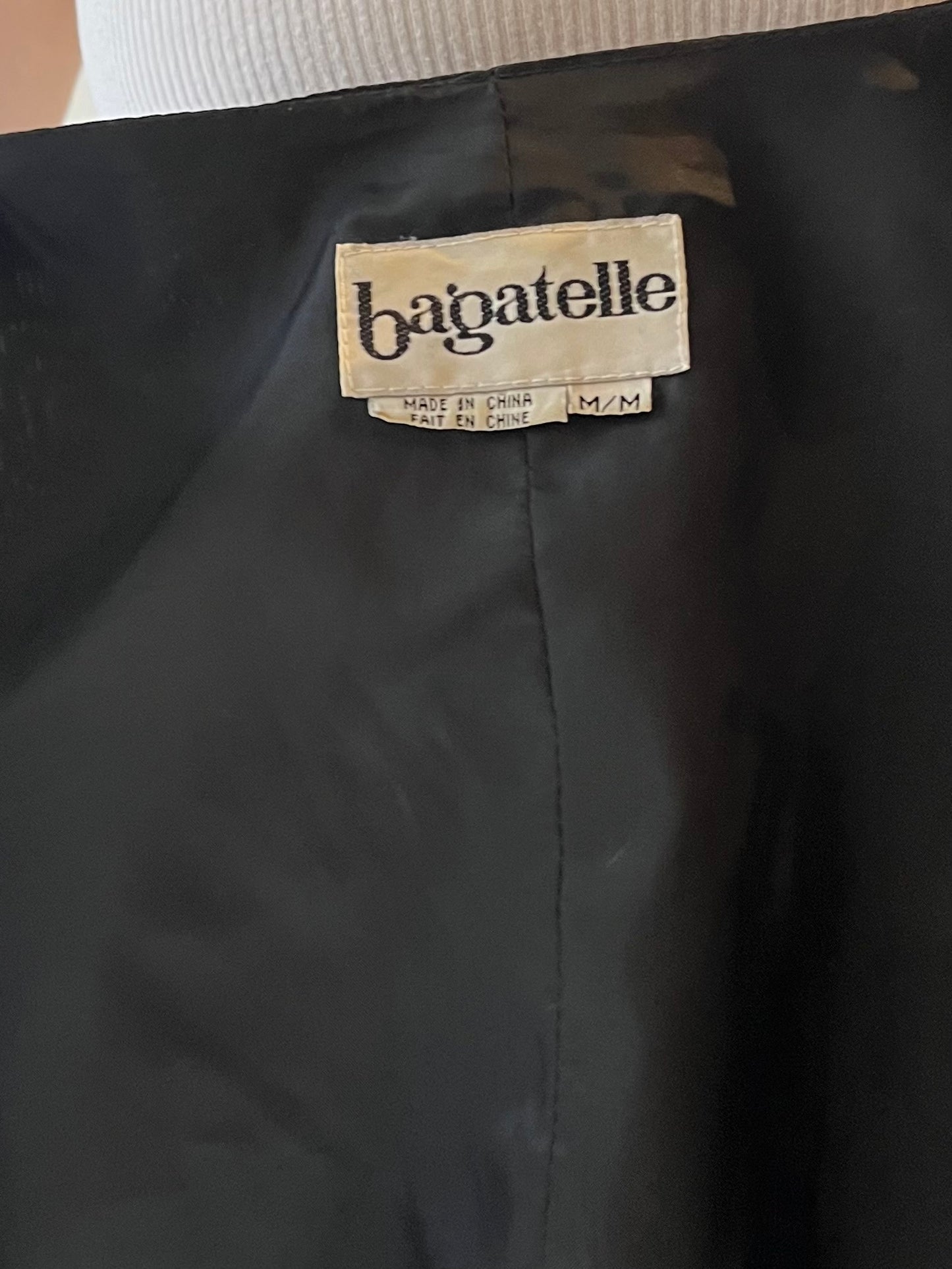70s ‘Bagatelle’ Suede Quilted Vest / Medium