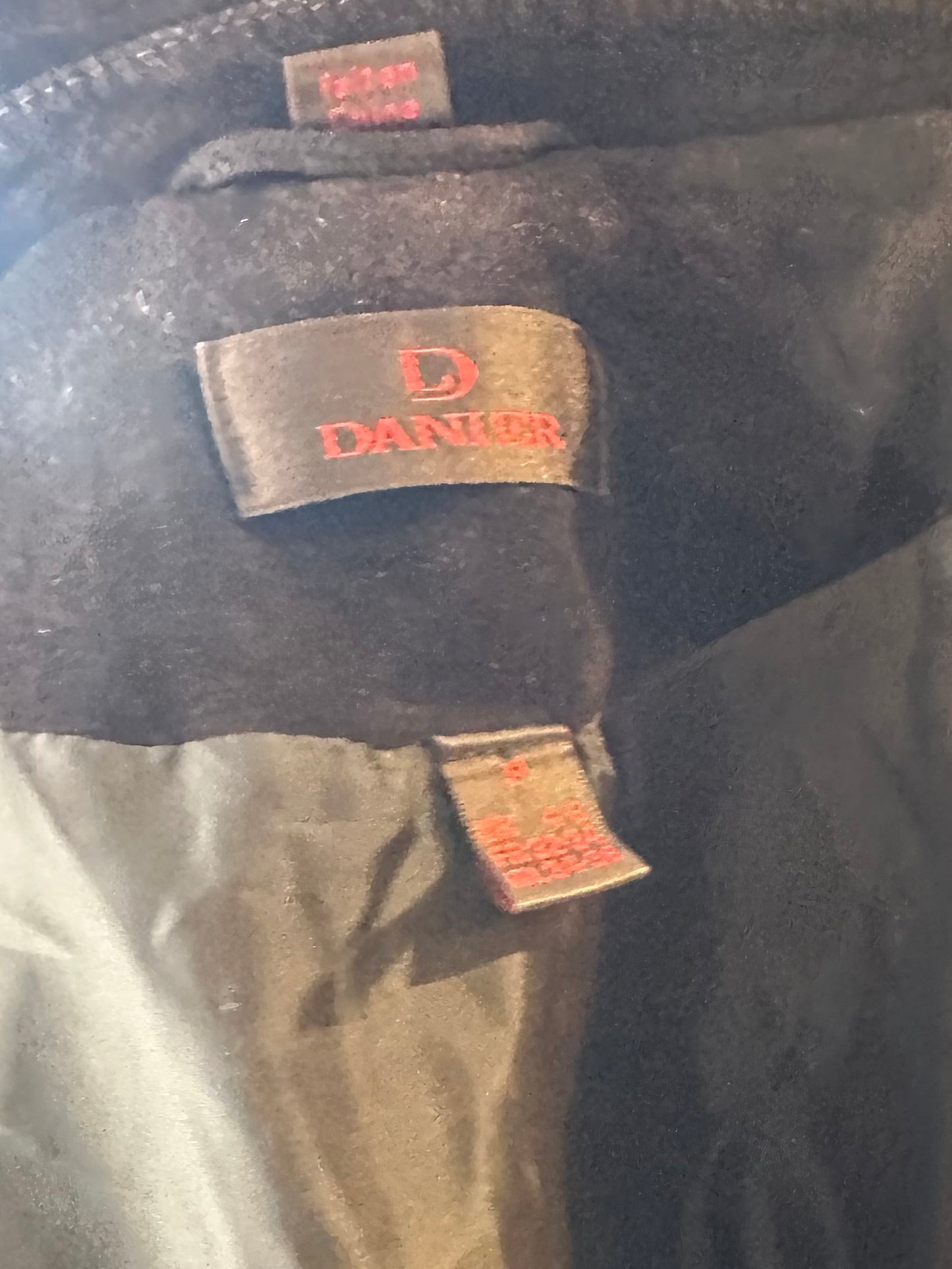 Y2k 'Danier' Brown Suede Leather Jacket / Small