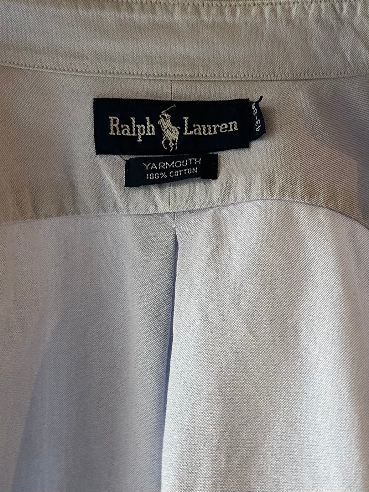 Y2k 'Ralph Lauren' Baby Blue Button up Shirt / Small