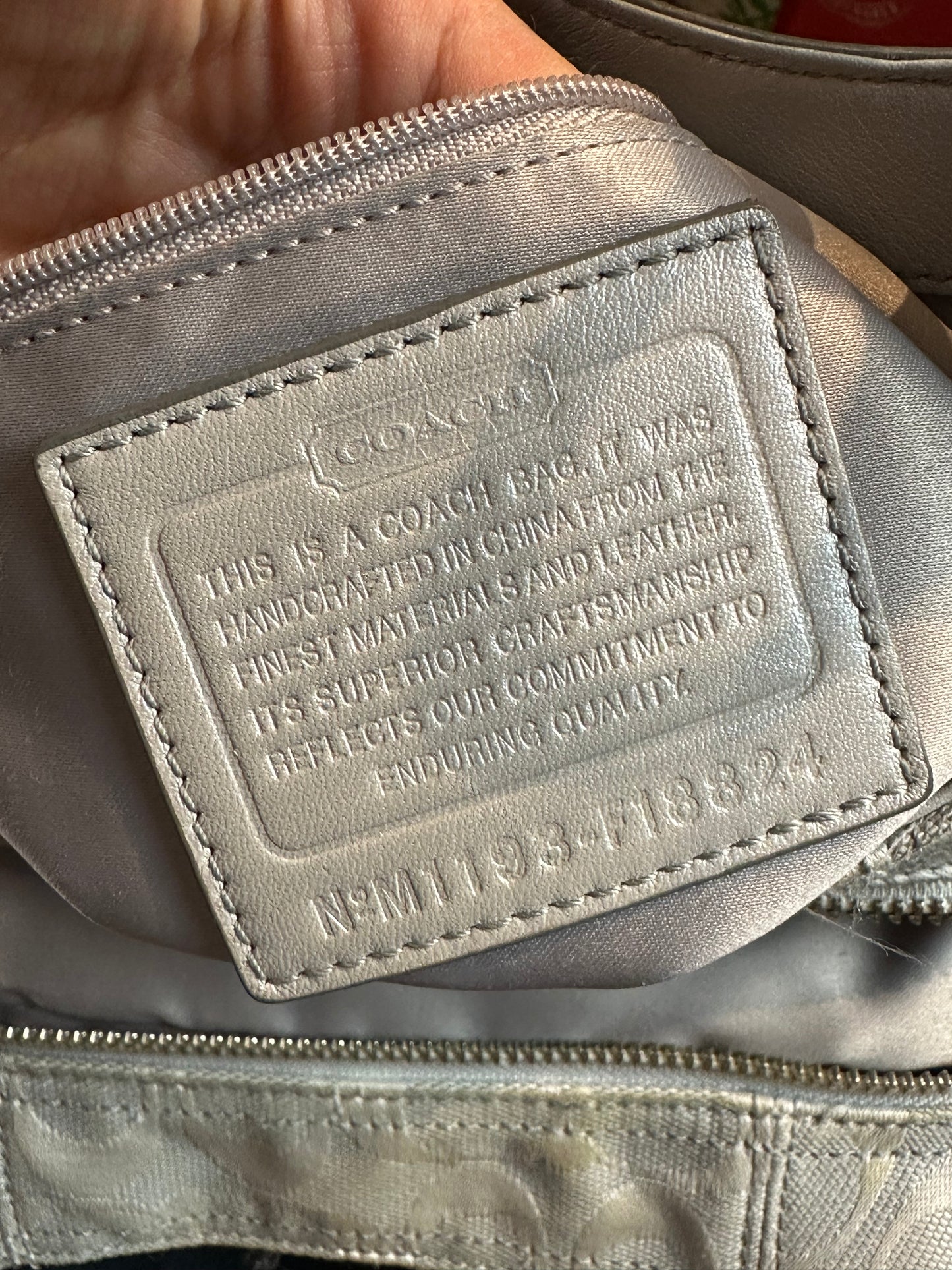 Y2k 'Coach' Patchwork F18824 Leather Purse