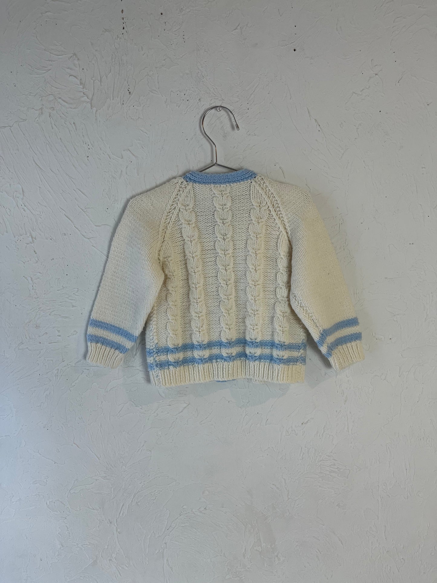 Vintage Hand Knit Kids Sweater / 6