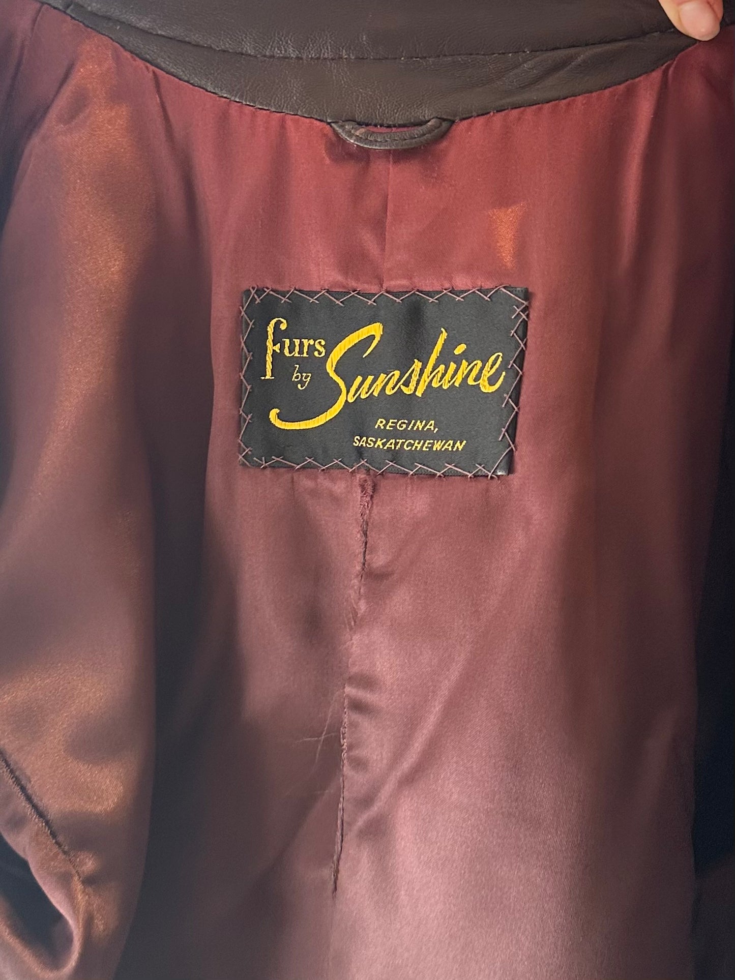 70s 'Sunshine' Beige Suede Leather Jacket / Small