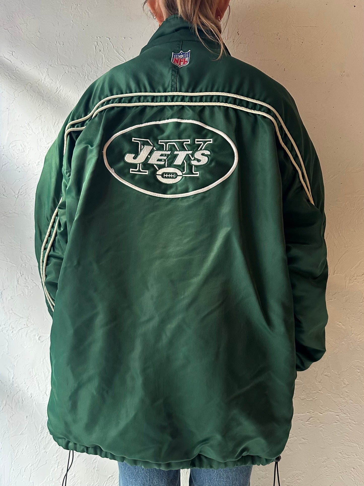 90s 'NYJ Jets' Starter Jacket / XL
