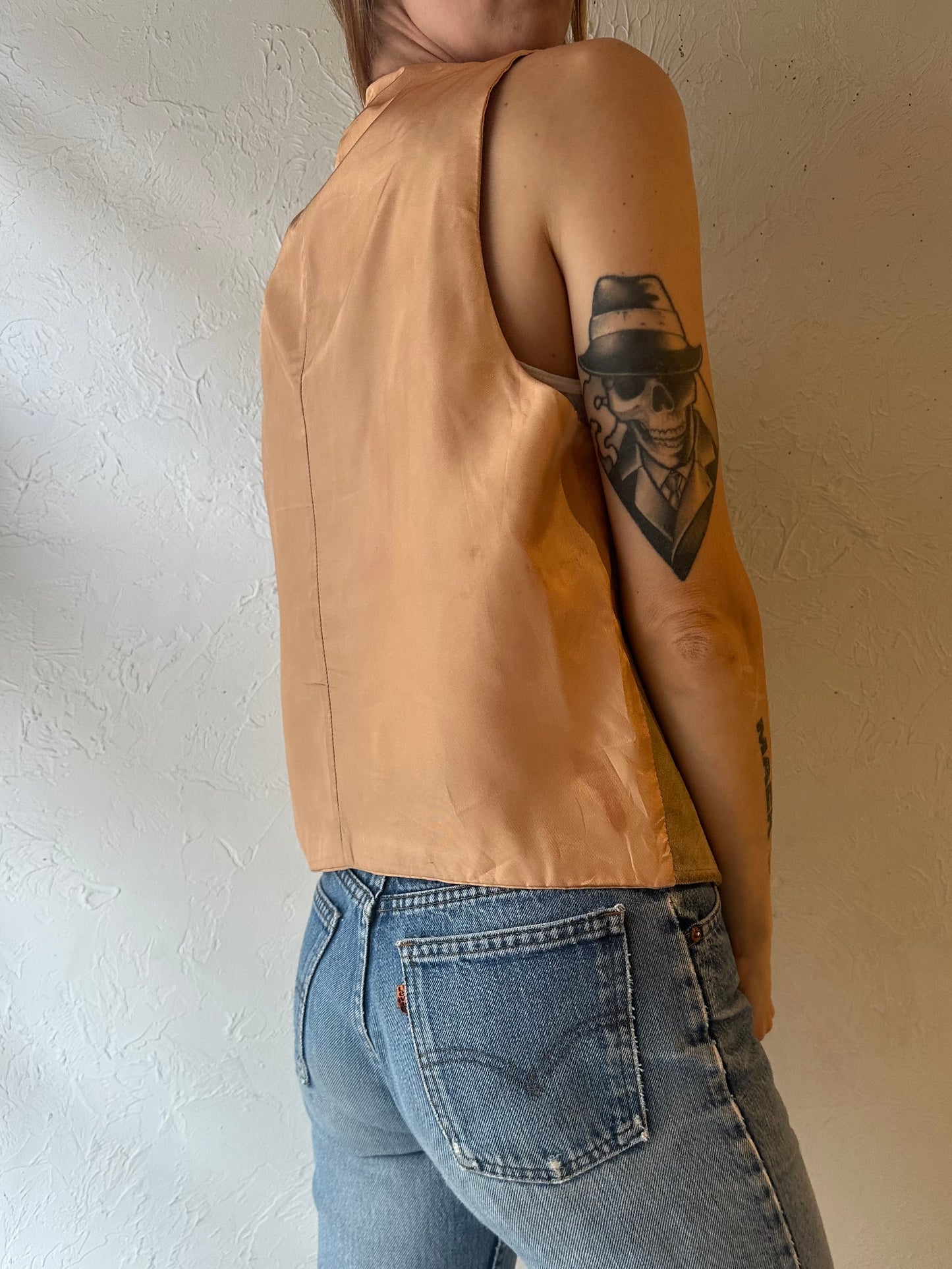 70s 'Cooper' Suede Vest / Medium