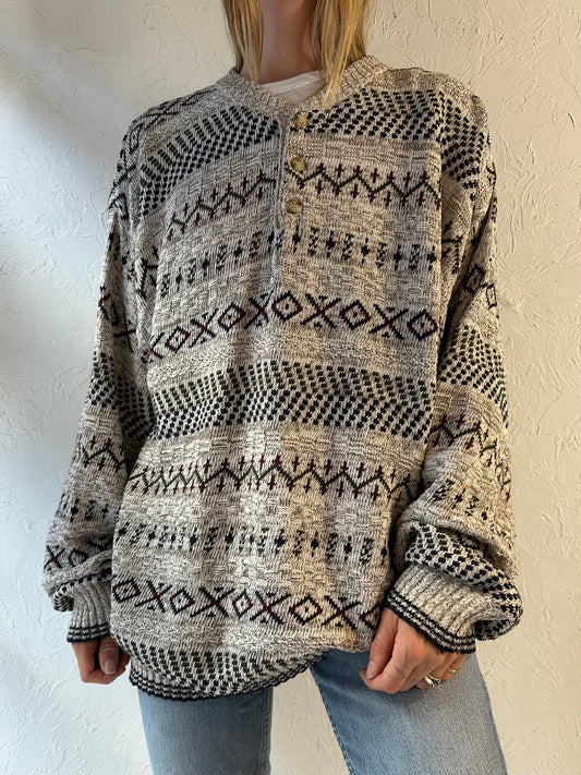 90s ‘Jantzen’ Grandpa Sweater / XL
