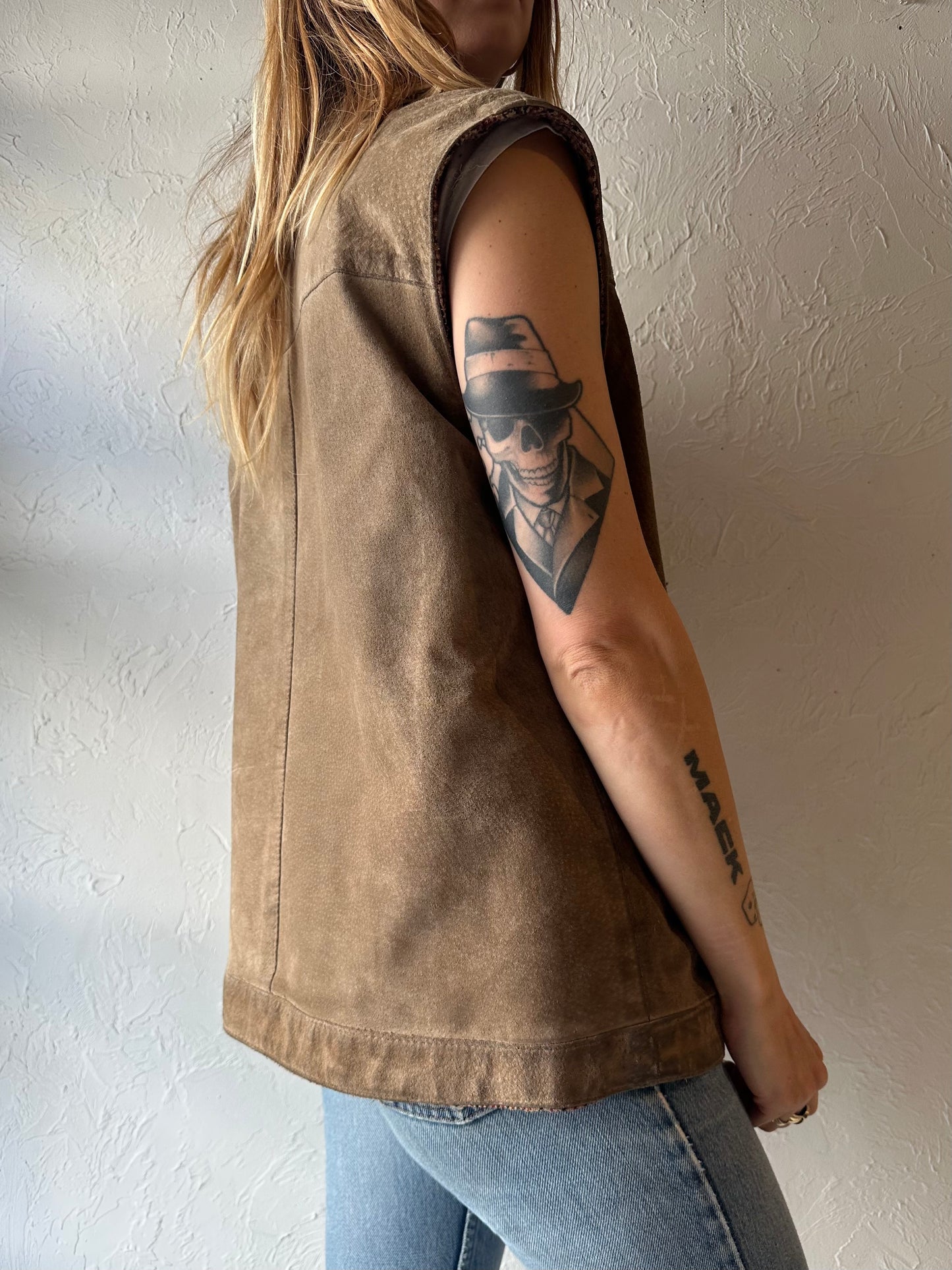 70s ‘Gabriel Levy’ Suede Vest / Medium