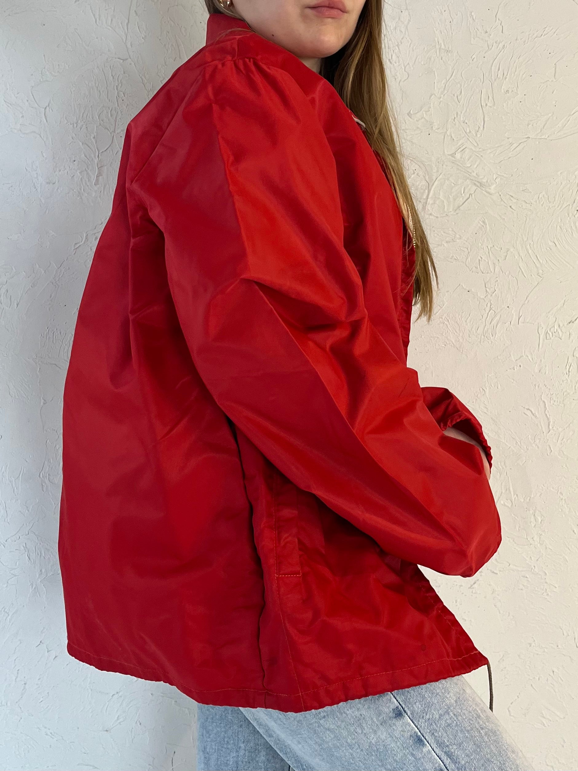 90s ‘SFU’ Red Sport Jacket / Large