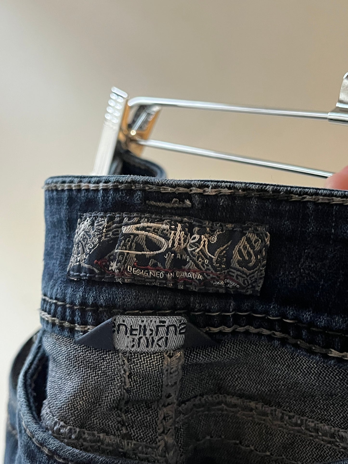 Y2K 'Silver' Low Rise Jeans / 31
