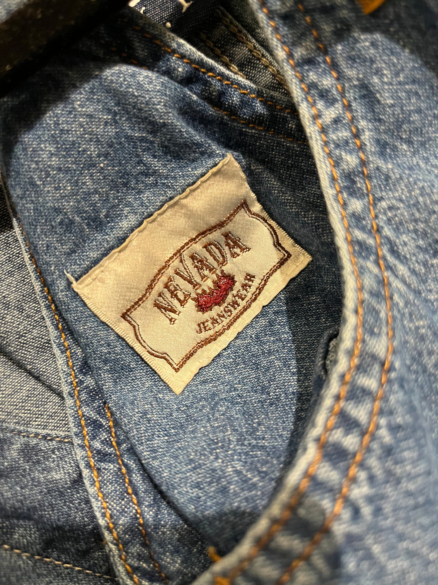 90s ‘Nevada’ Denim Dress / Medium