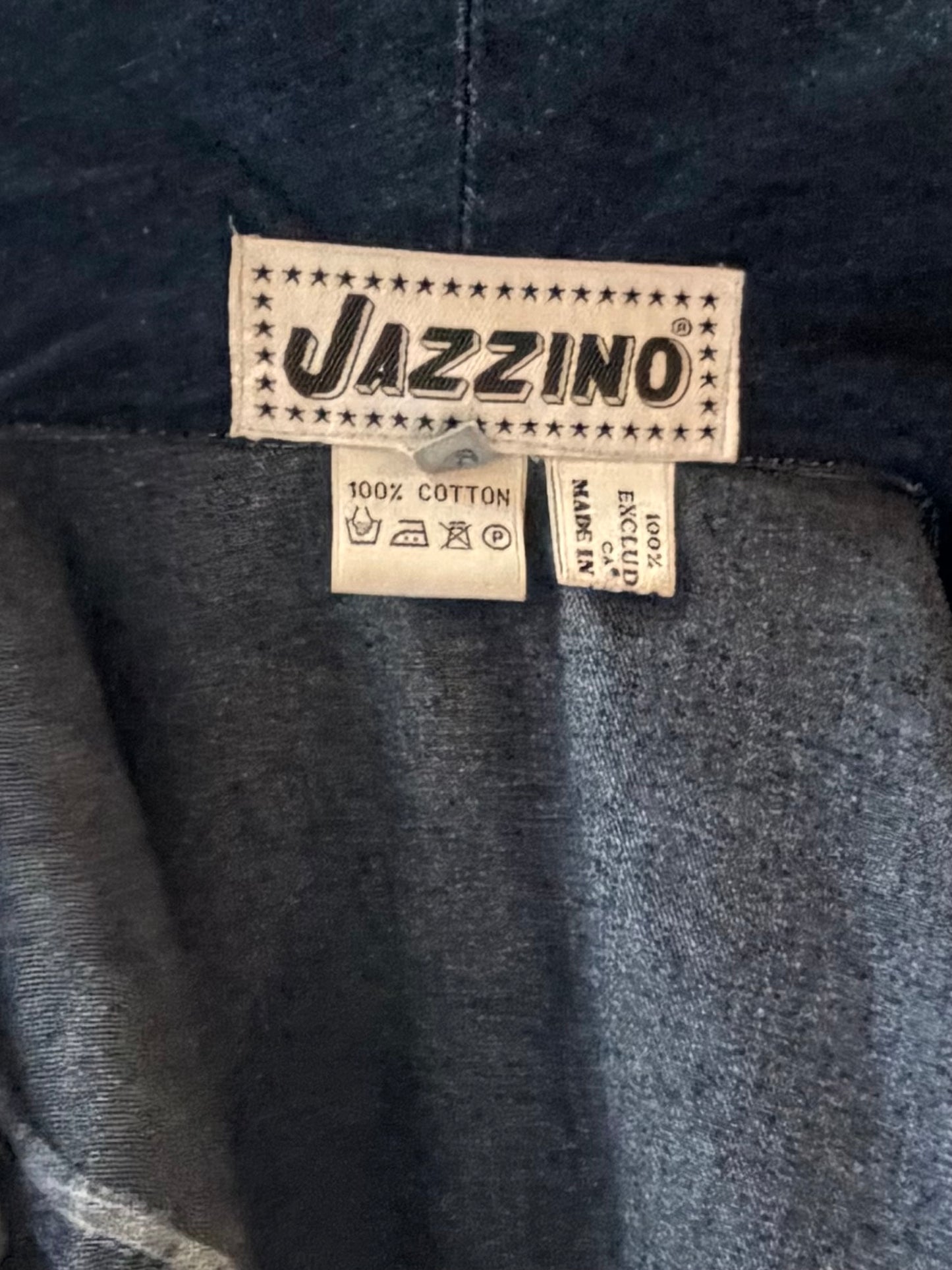 80s 'Jazzino' Embroidered Denim Jacket / XL