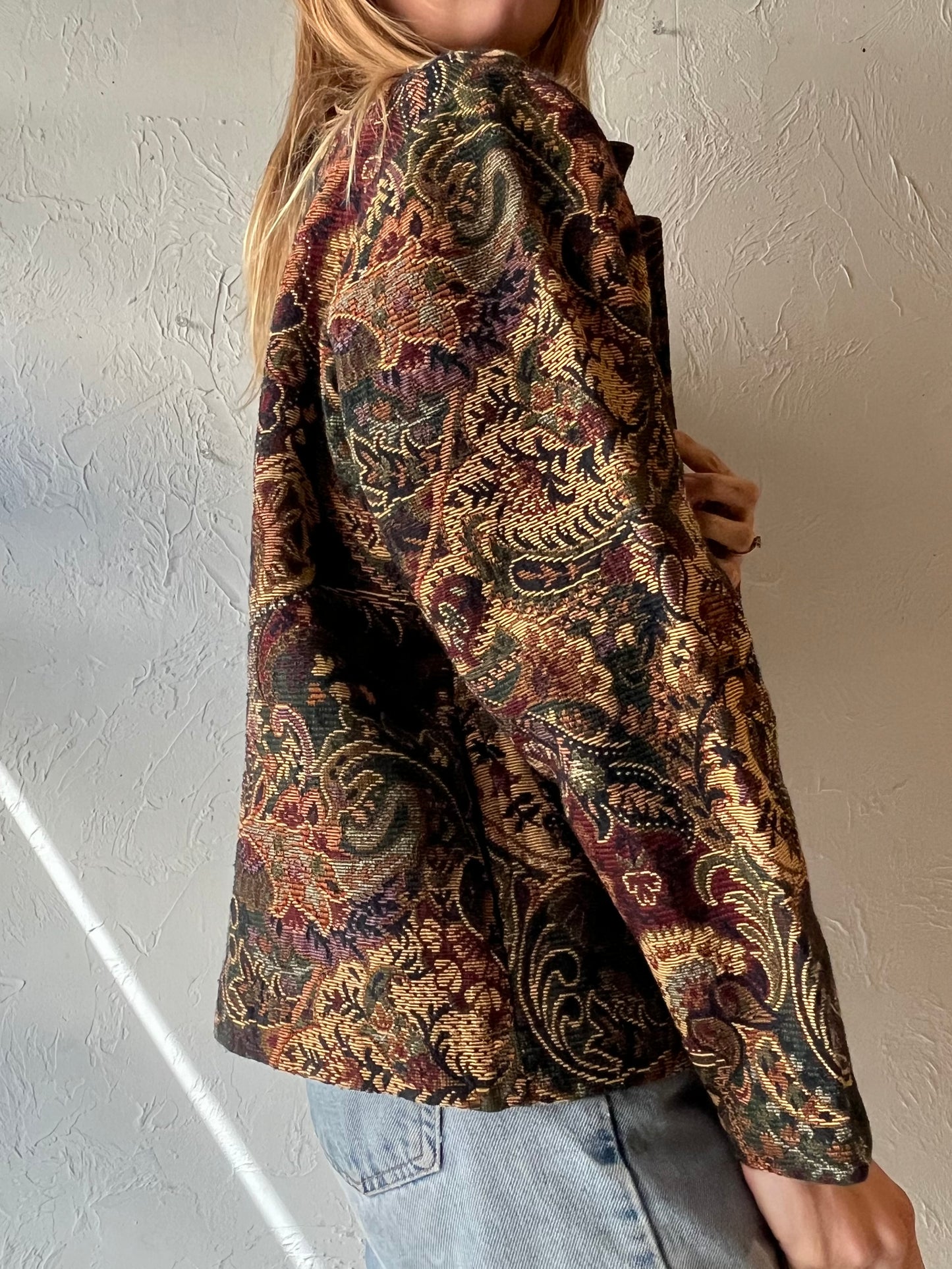 90s ‘Coldwater Creek’ Tapestry Jacket / Medium