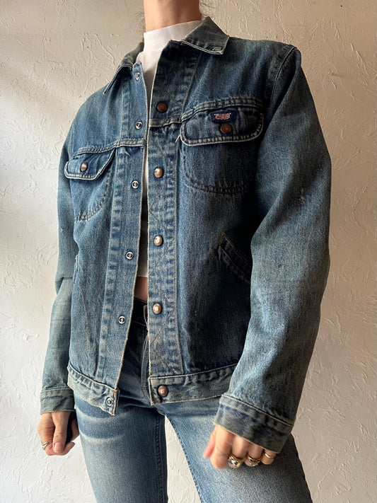 70s 'GWG' Denim Jacket / Small