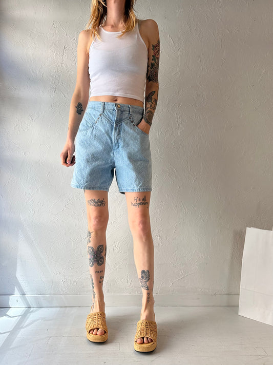 Y2k 'Rockies' Denim Shorts / Medium