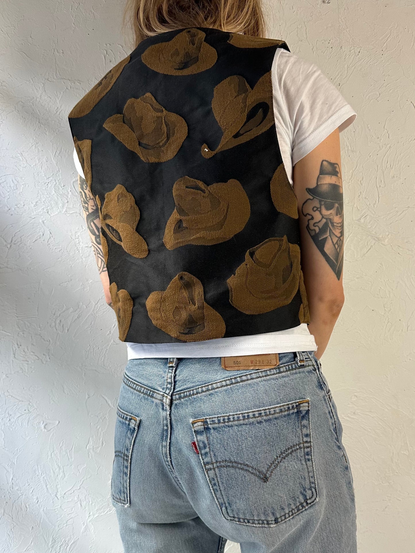 90s ‘Wolf Creek’ Cowboy Hat Vest / Small