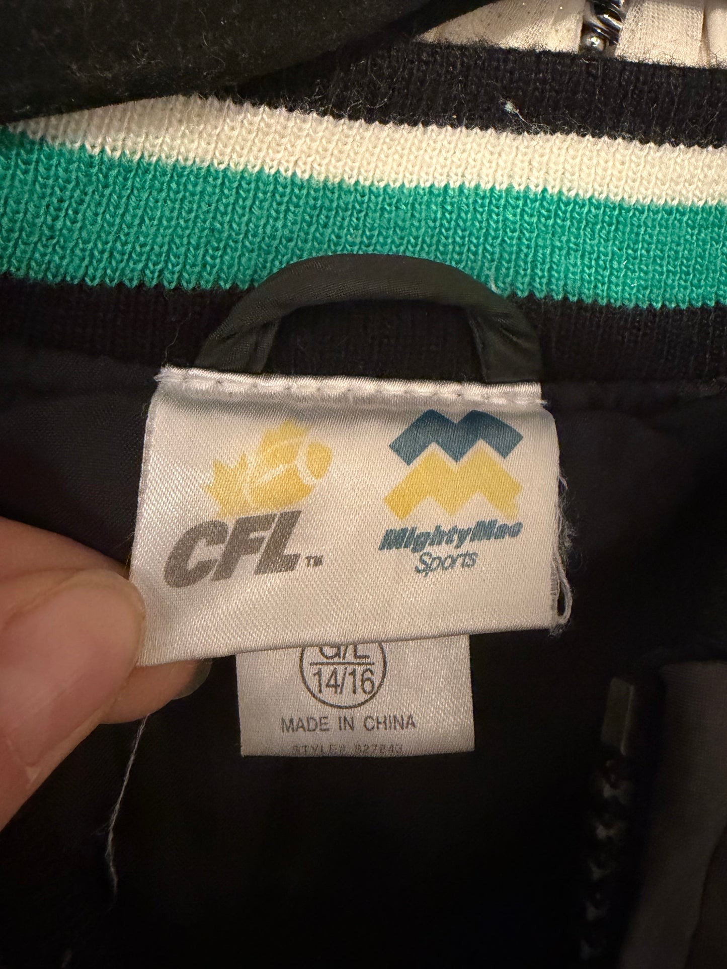 Vintage CFL Saskatchewan Rough Riders' Bomber Jacket / Small