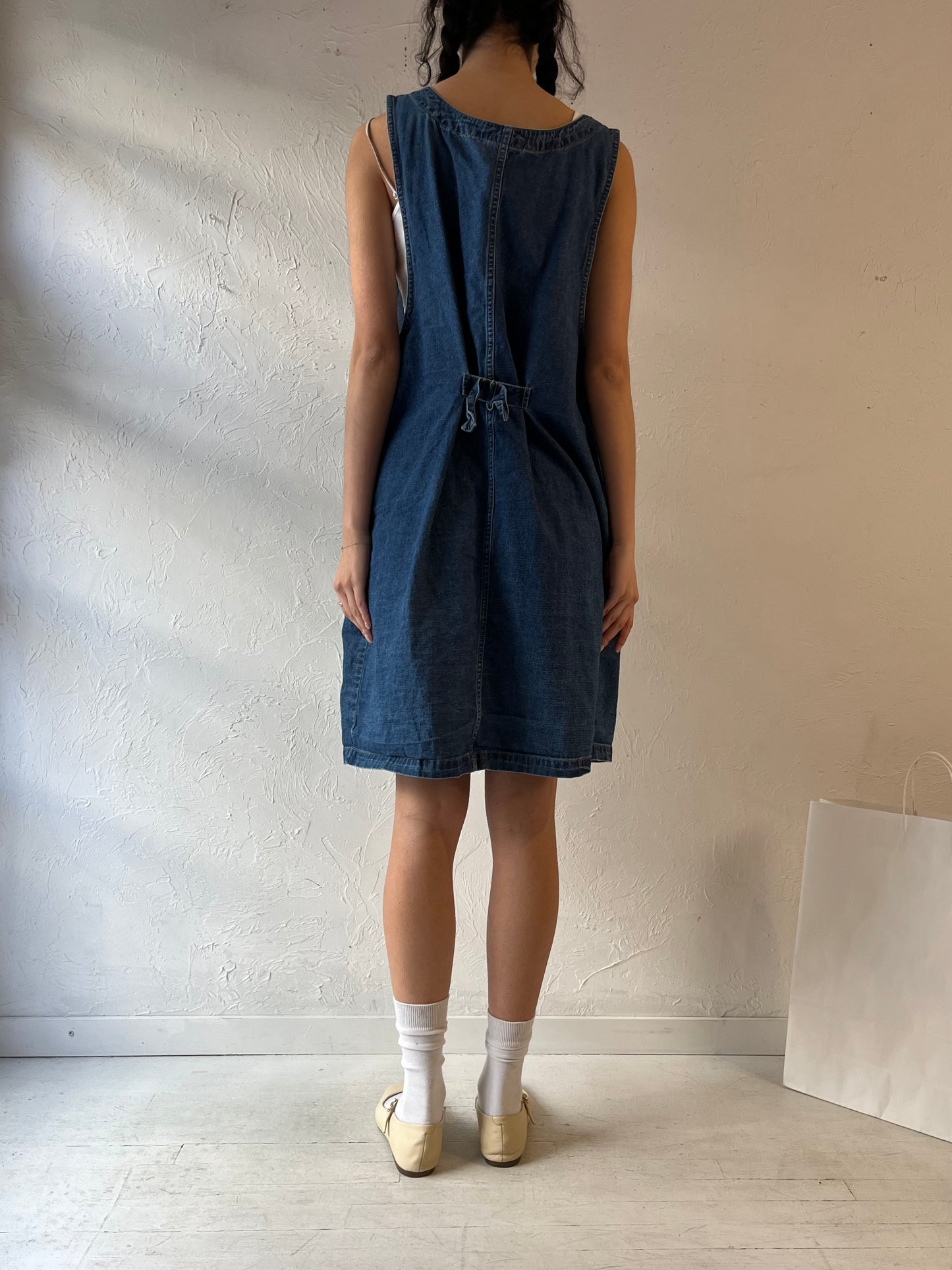 Y2k ‘JL NY’ Denim Dress / Large