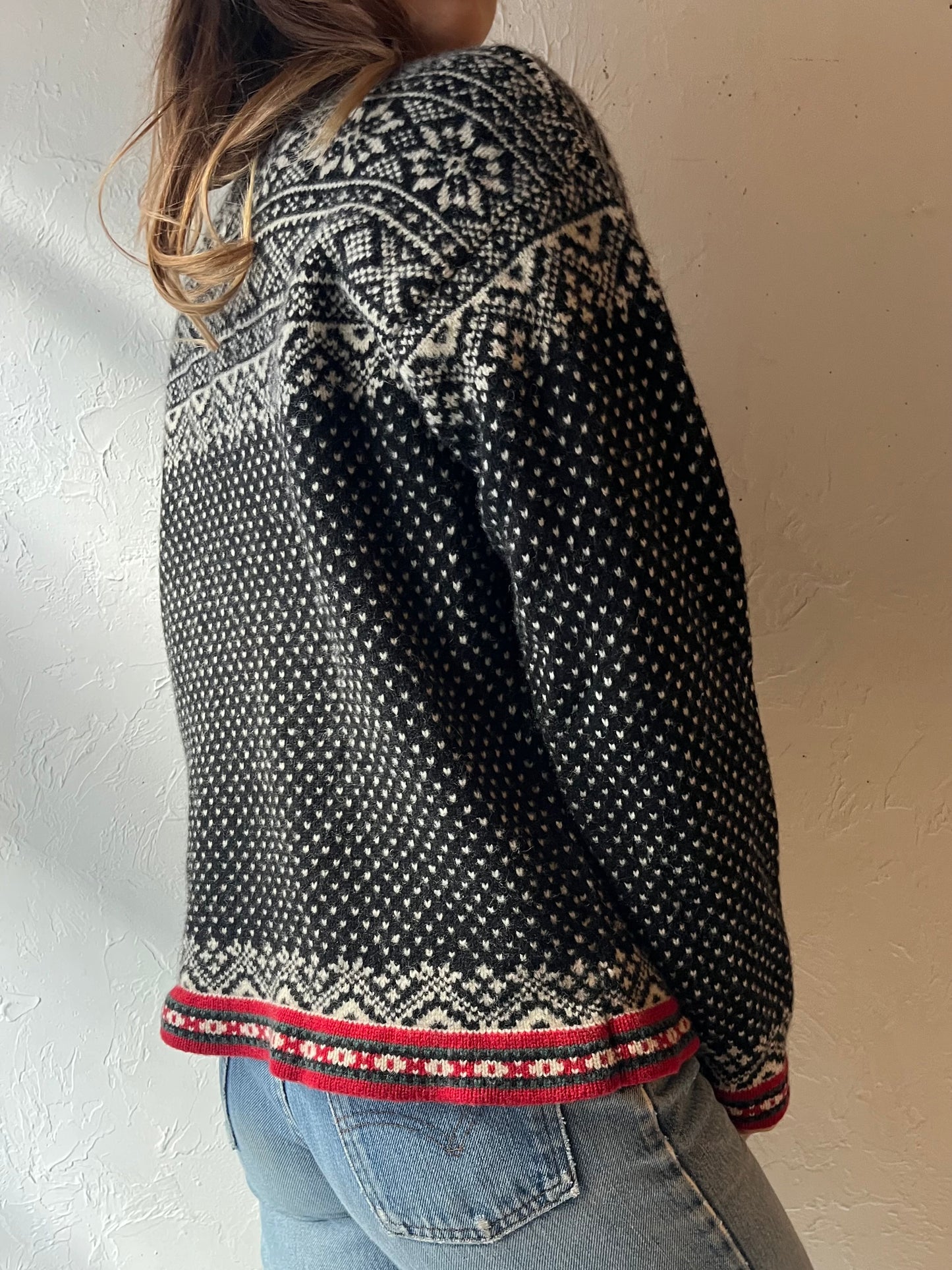 90s ‘LL Bean’ Nordic Wool Sweater / Medium