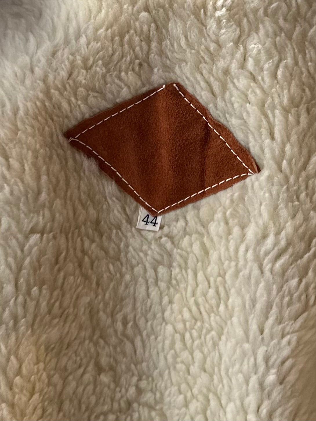 Vintage Suede Leather Vest / Large