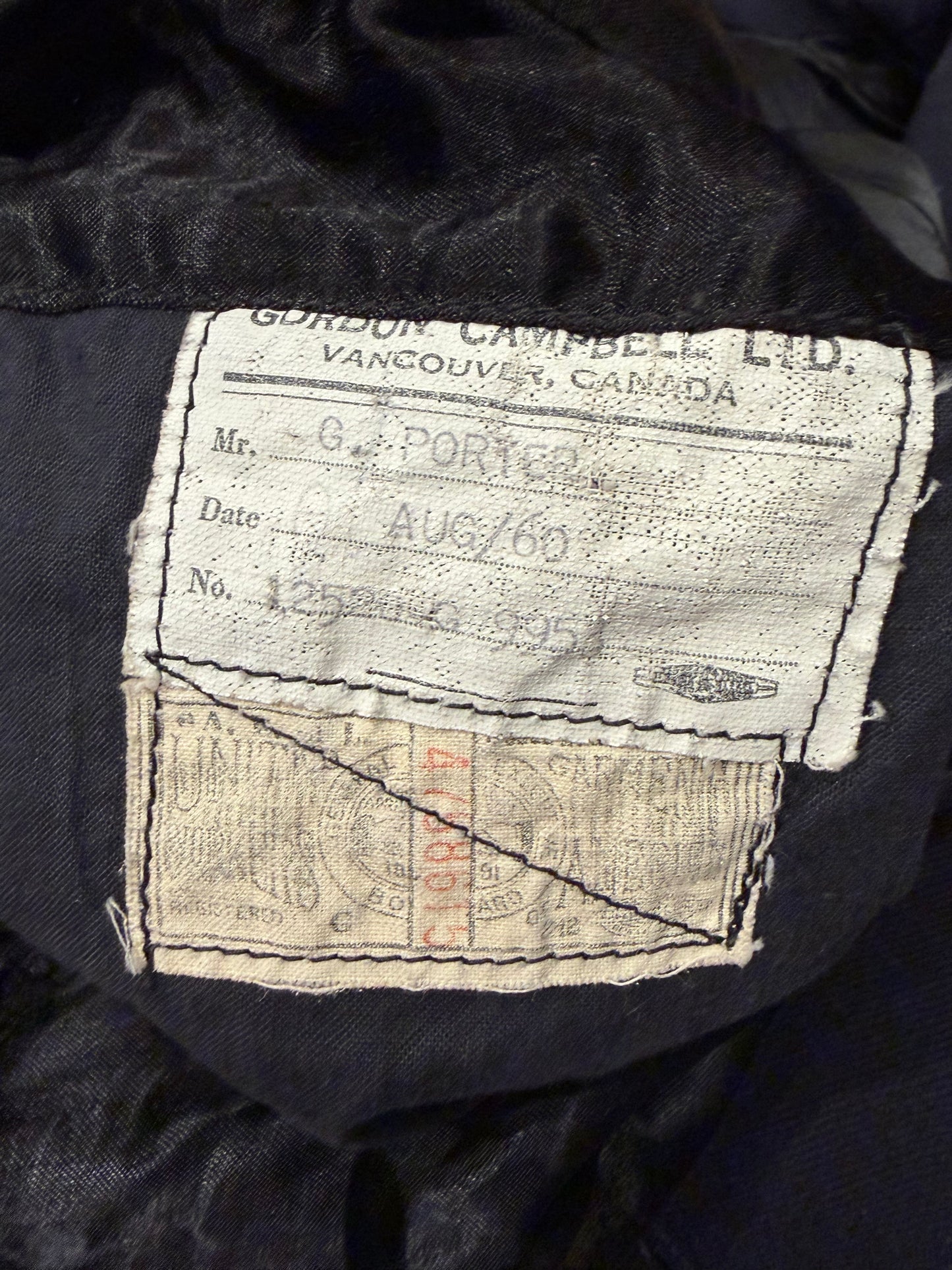 60s 'Gordon Campbell Ltd' Military Style Jacket / Medium