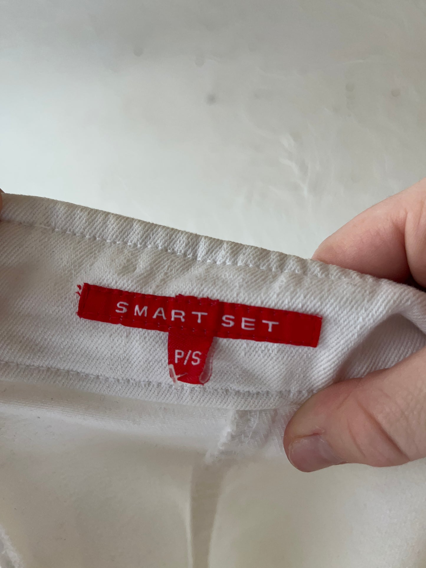 Y2K 'Smart Set' Jean Tube Top / Small