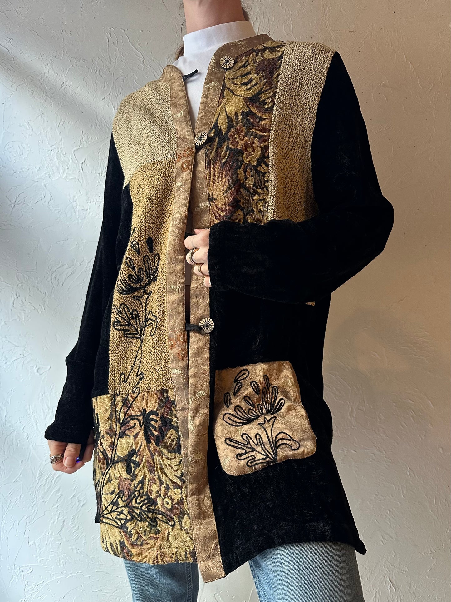 90s 'Allure' Tapestry Coat / Medium