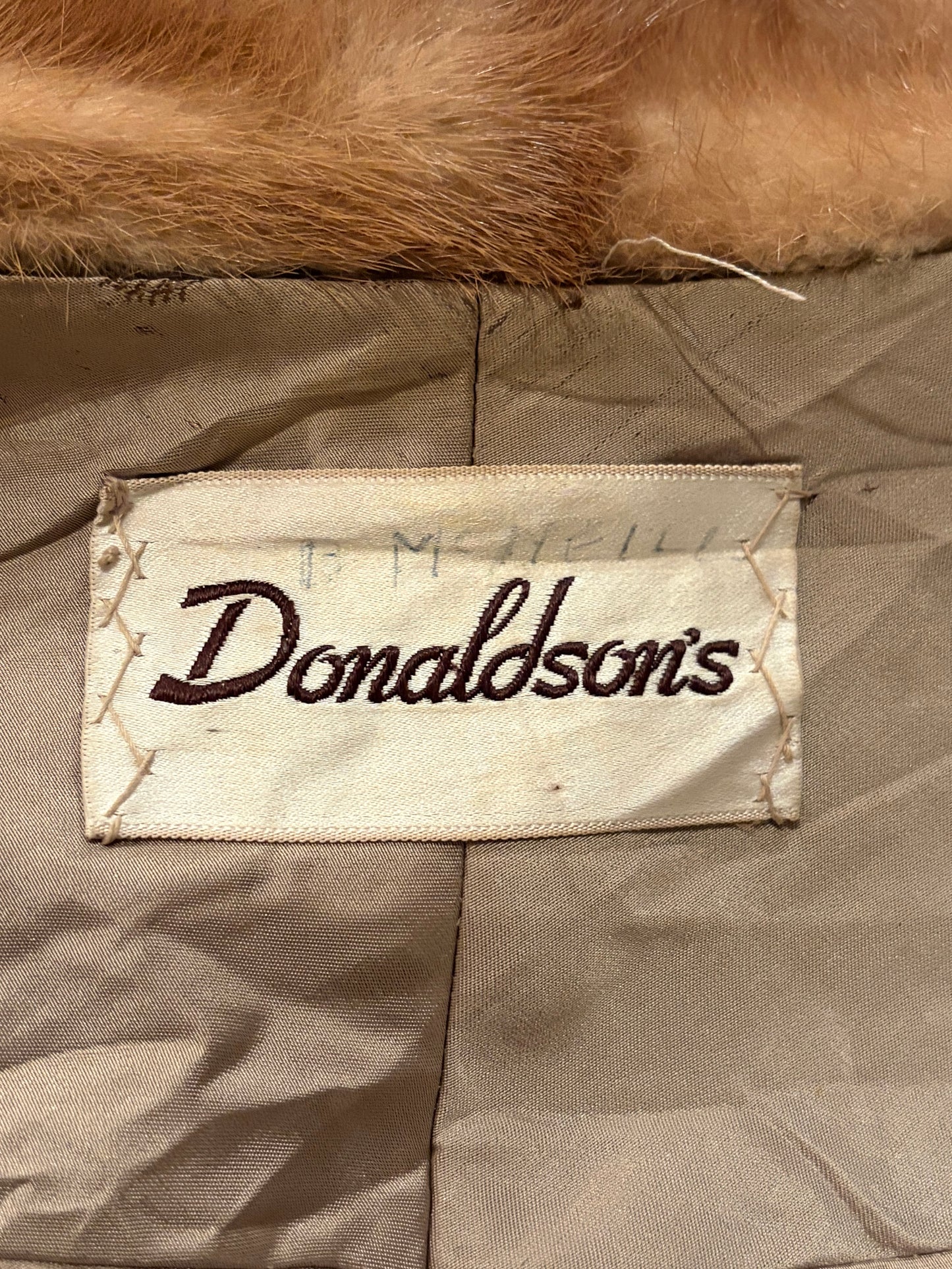 Vintage 'Donaldson' Authentic Fur Stole