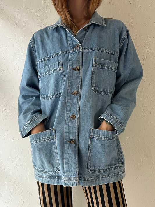 Y2k ‘Coldwater Creek’ Denim Jacket / Large