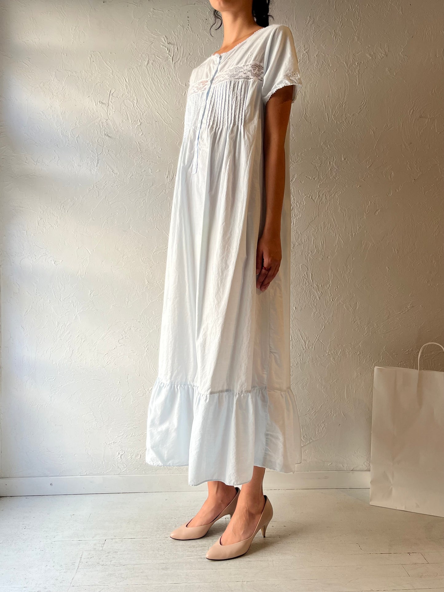 90s ‘Jodi & Arden’ Blue Night Dress / Medium