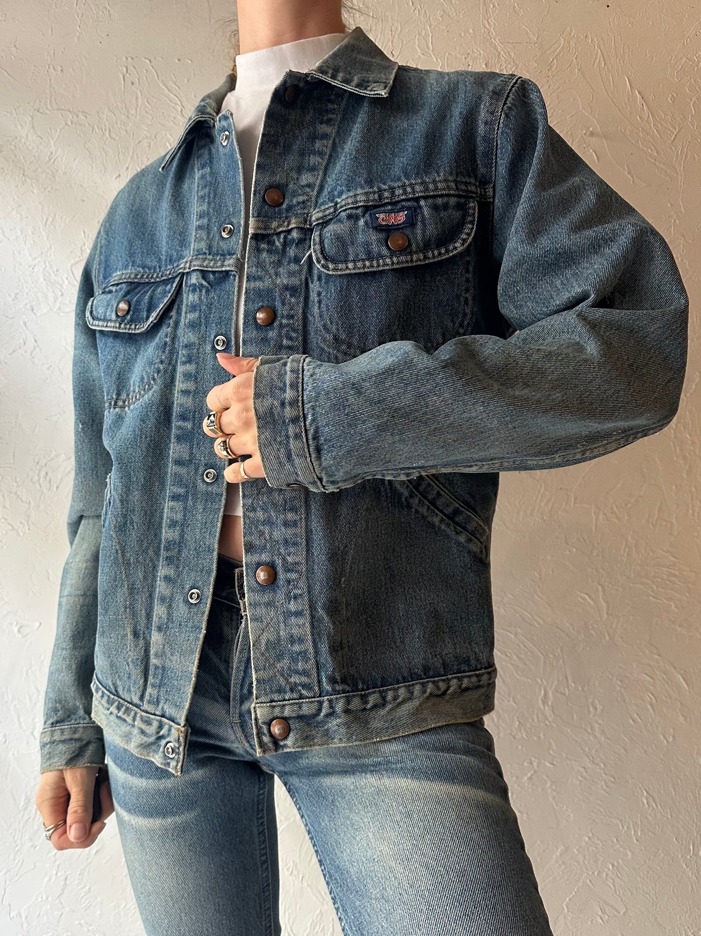 70s 'GWG' Denim Jacket / Small