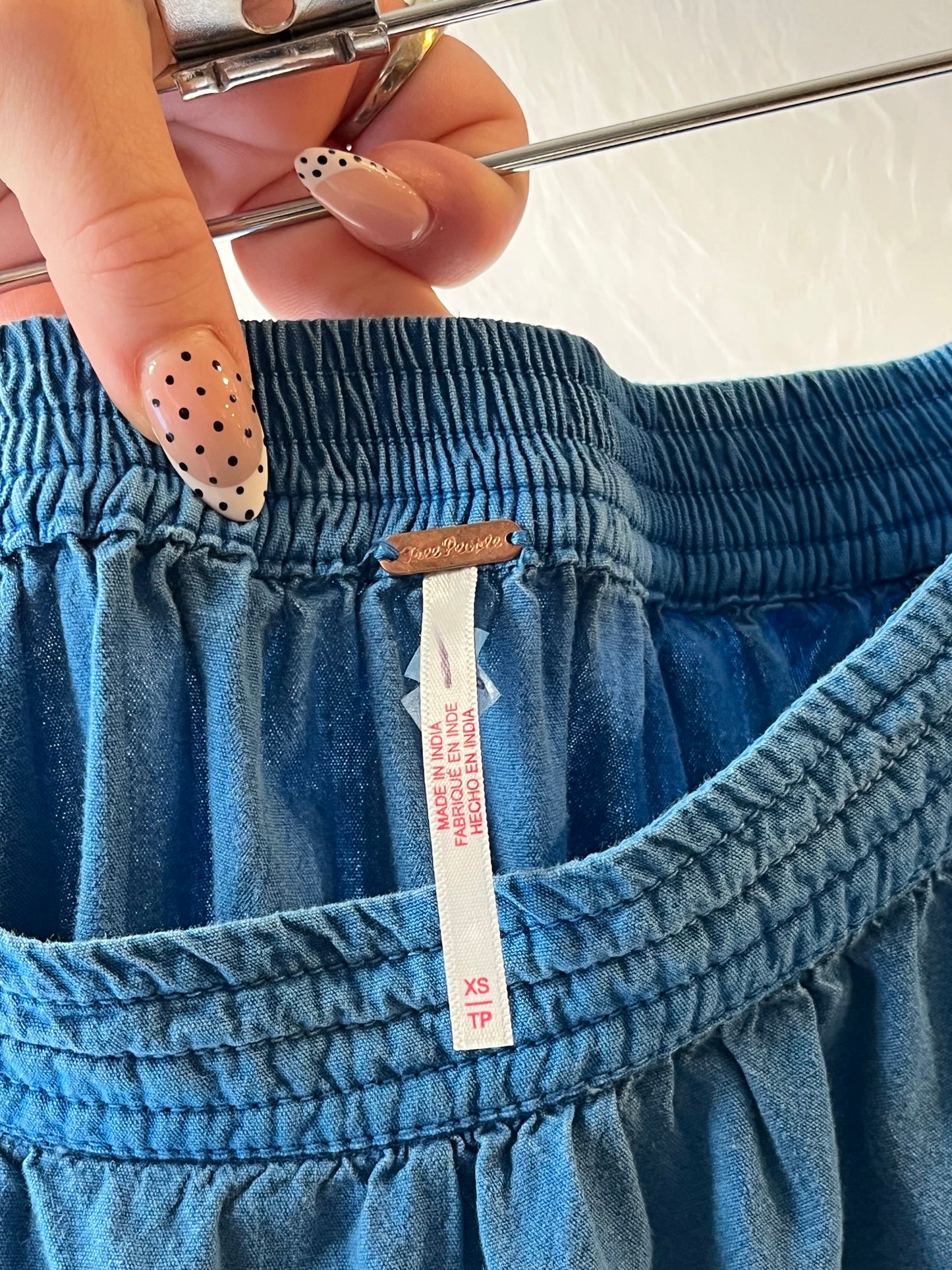 Freepeople blue skirt