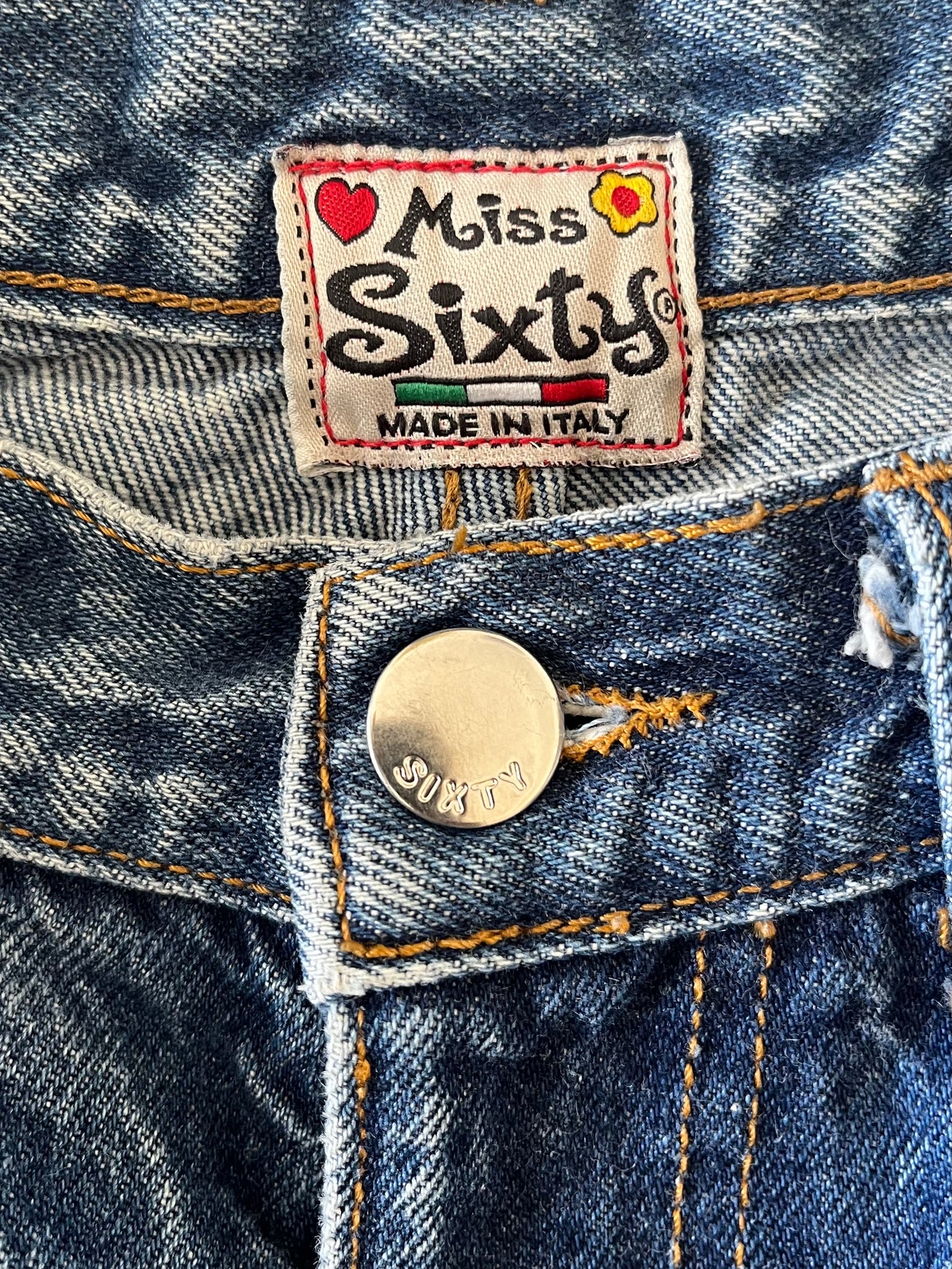 90s 'Miss Sixty' Low Rise Flare Jeans / 29