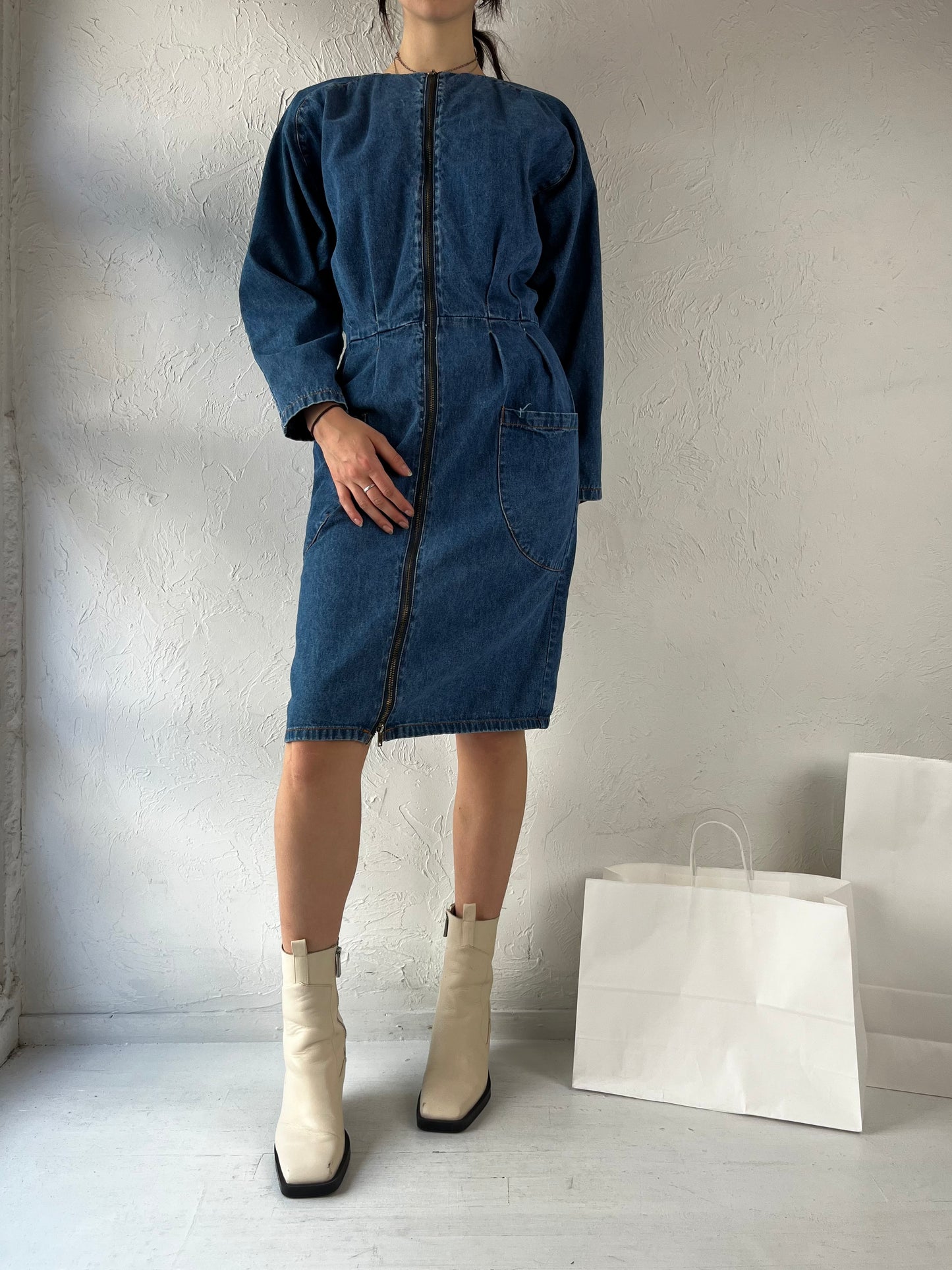 Y2K 'Gerard Martin' Denim Dress / Small