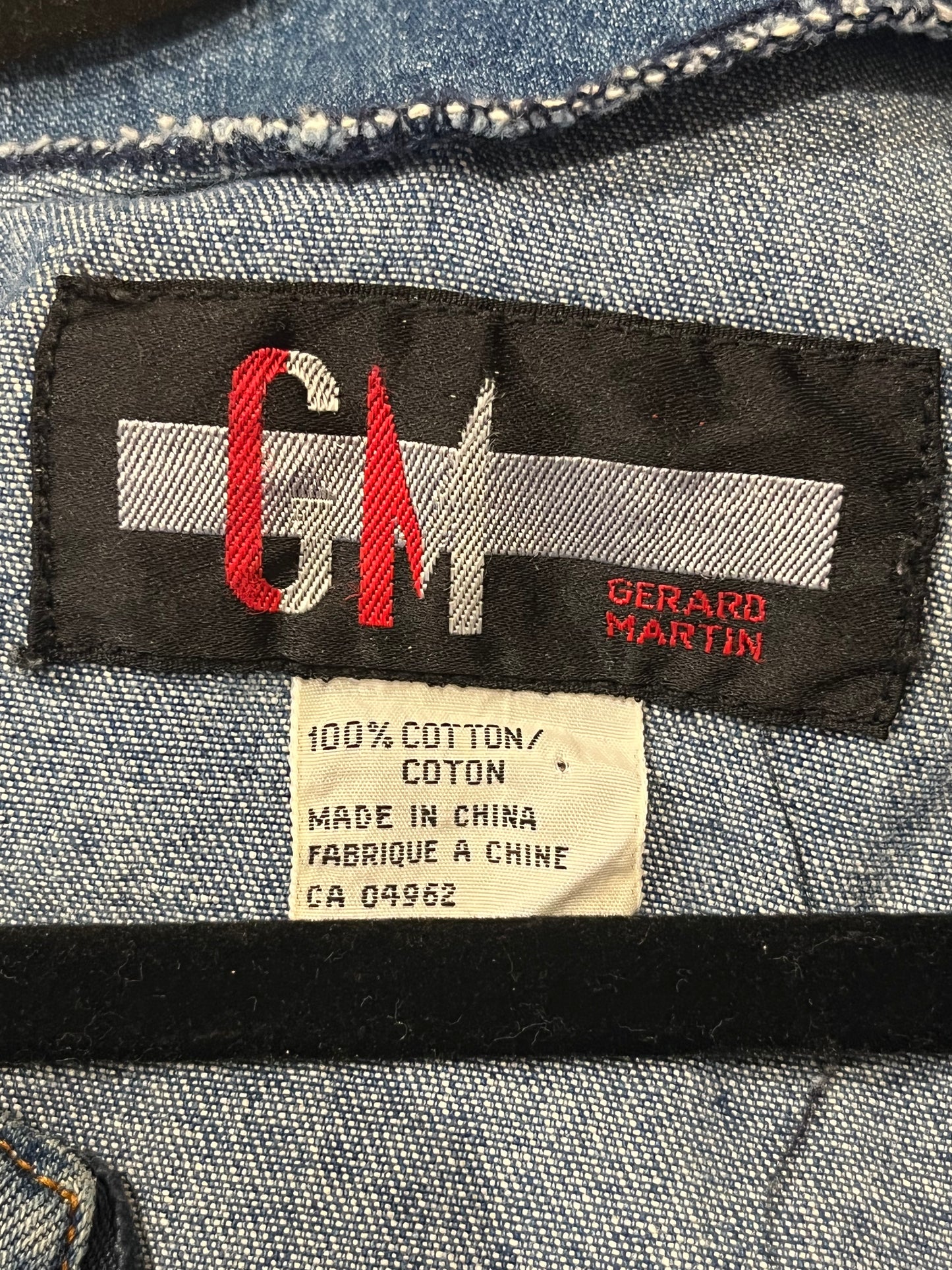 Y2K 'Gerard Martin' Denim Dress / Small