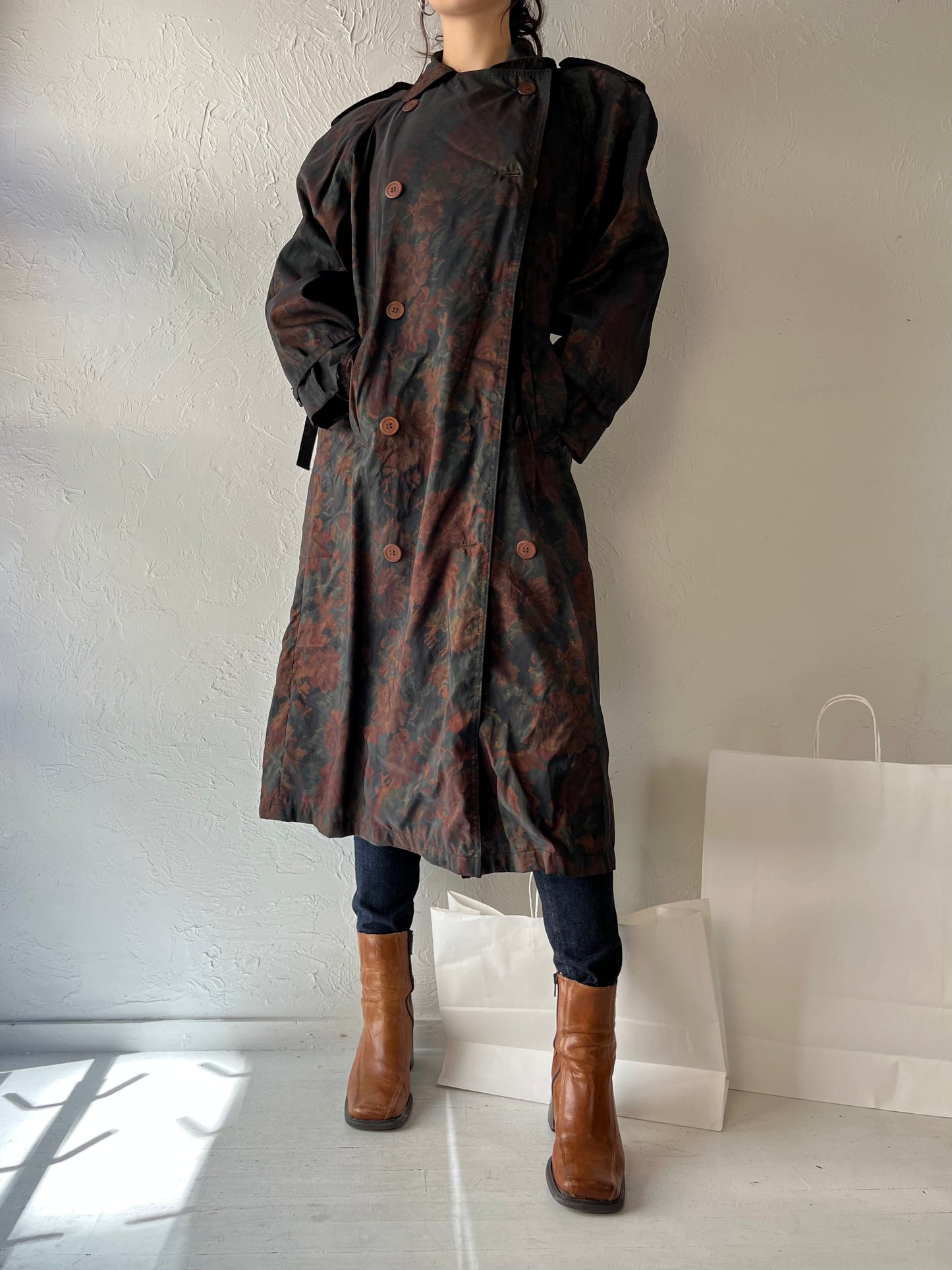 90s 'Michelle Stuart' Trench Coat / Medium