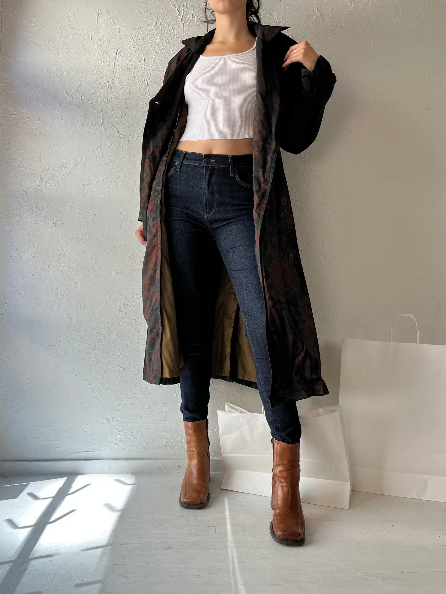 90s 'Michelle Stuart' Trench Coat / Medium